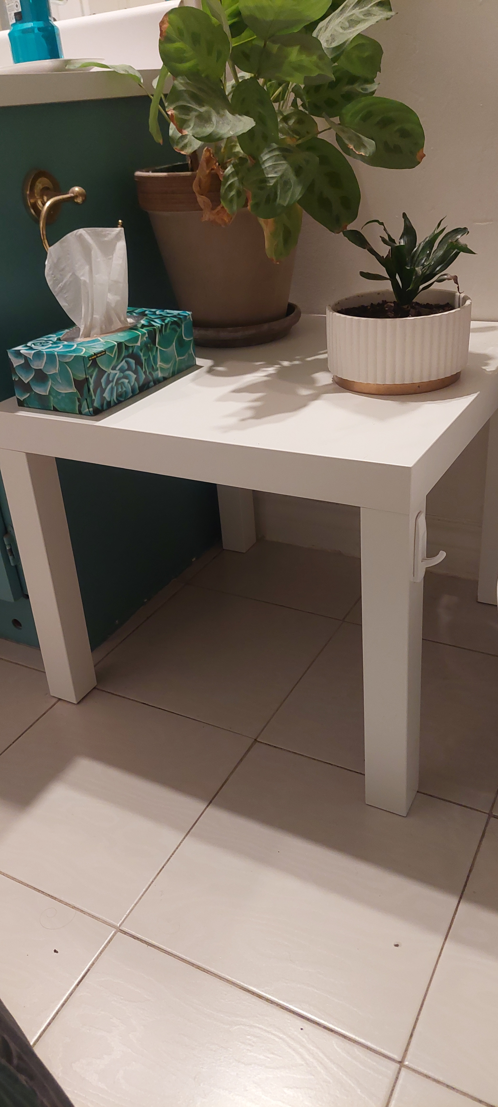 IKEA LACK White Side Table – 55 × 55 cm