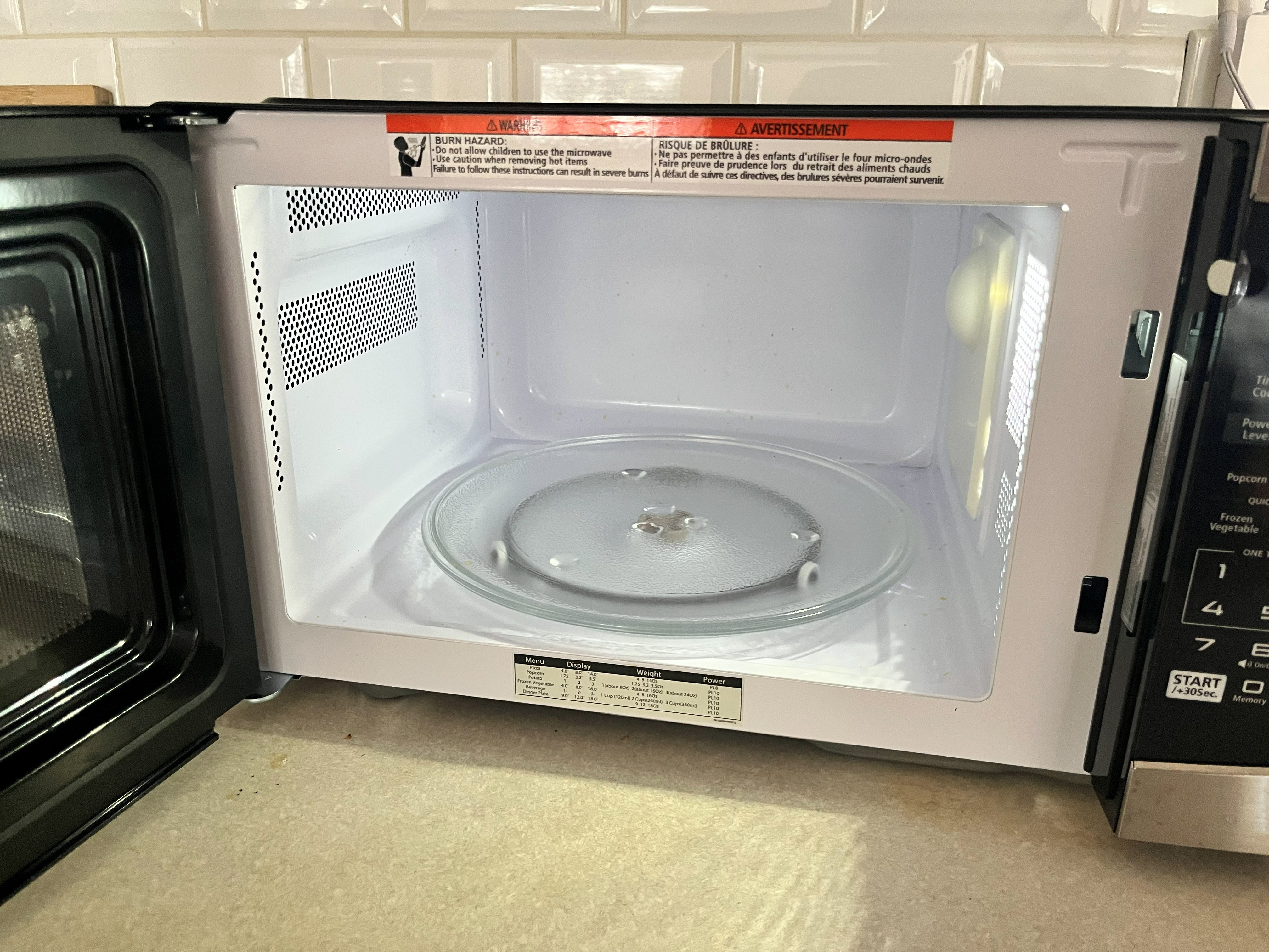 Toshiba Stainless Steel Microwave - photo 2