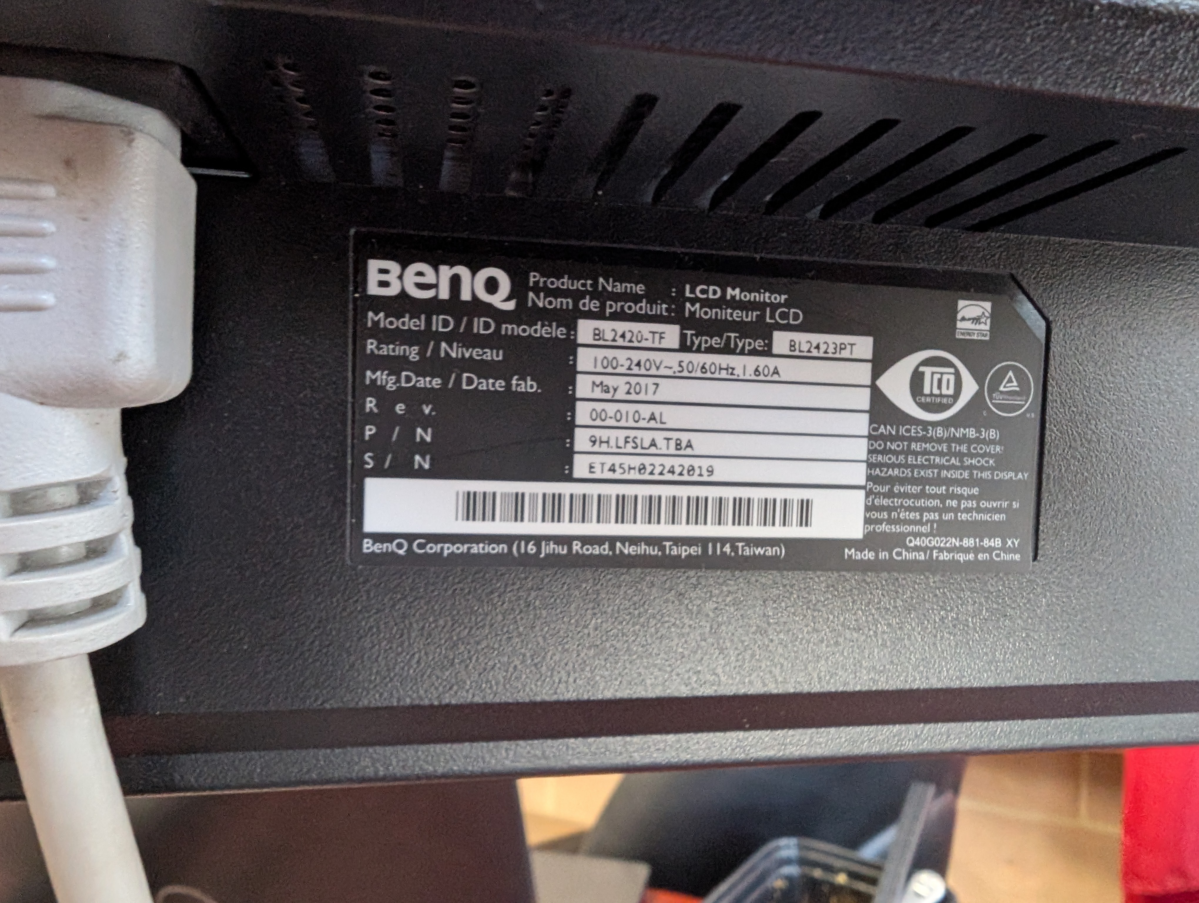 BenQ 24" Full HD IPS Monitor with Adjustable Monitor Arm - photo 2