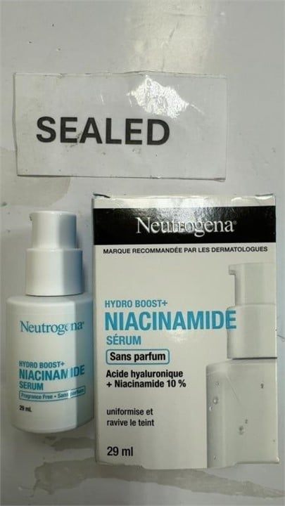 New - Neutrogena Face Serum - Hydro Boost Niacinamide 1oz Sealed - photo 2