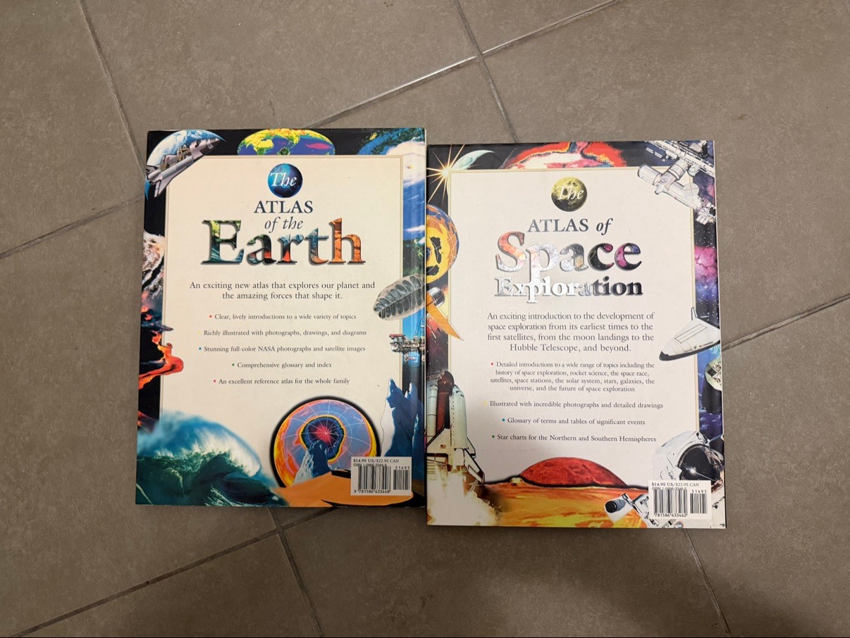 Atlas of the Earth & Atlas of Space Exploration - 2 Book Set - photo 2