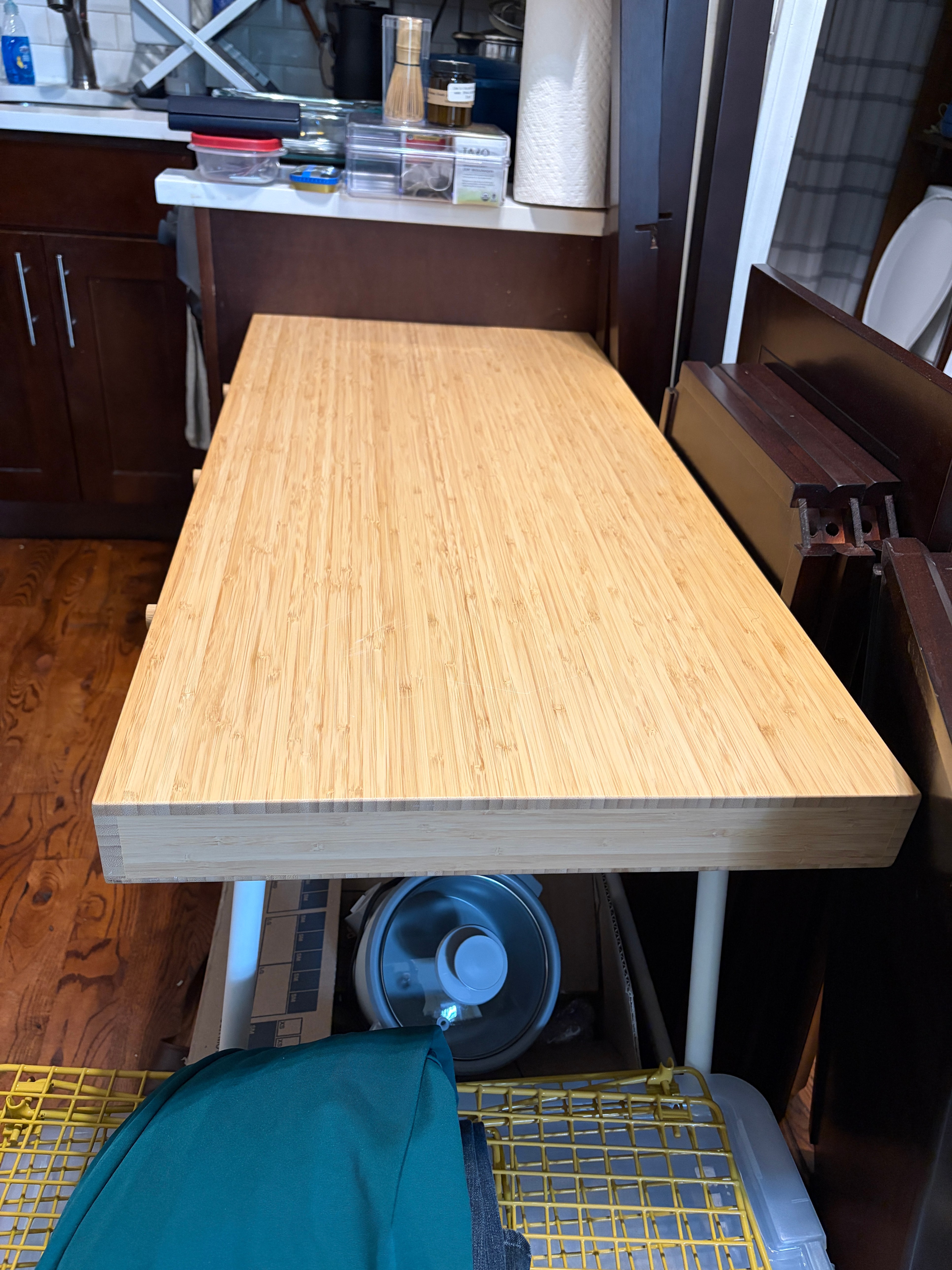 Ikea Lillasen Bamboo Desk - photo 2