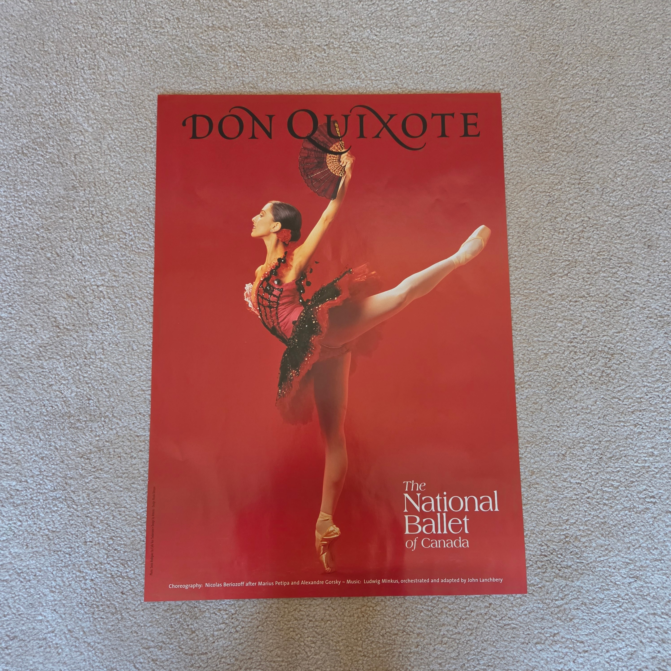 Don Quixote Sonia Rodriguez Play Poster - Pre-Loved! ✨