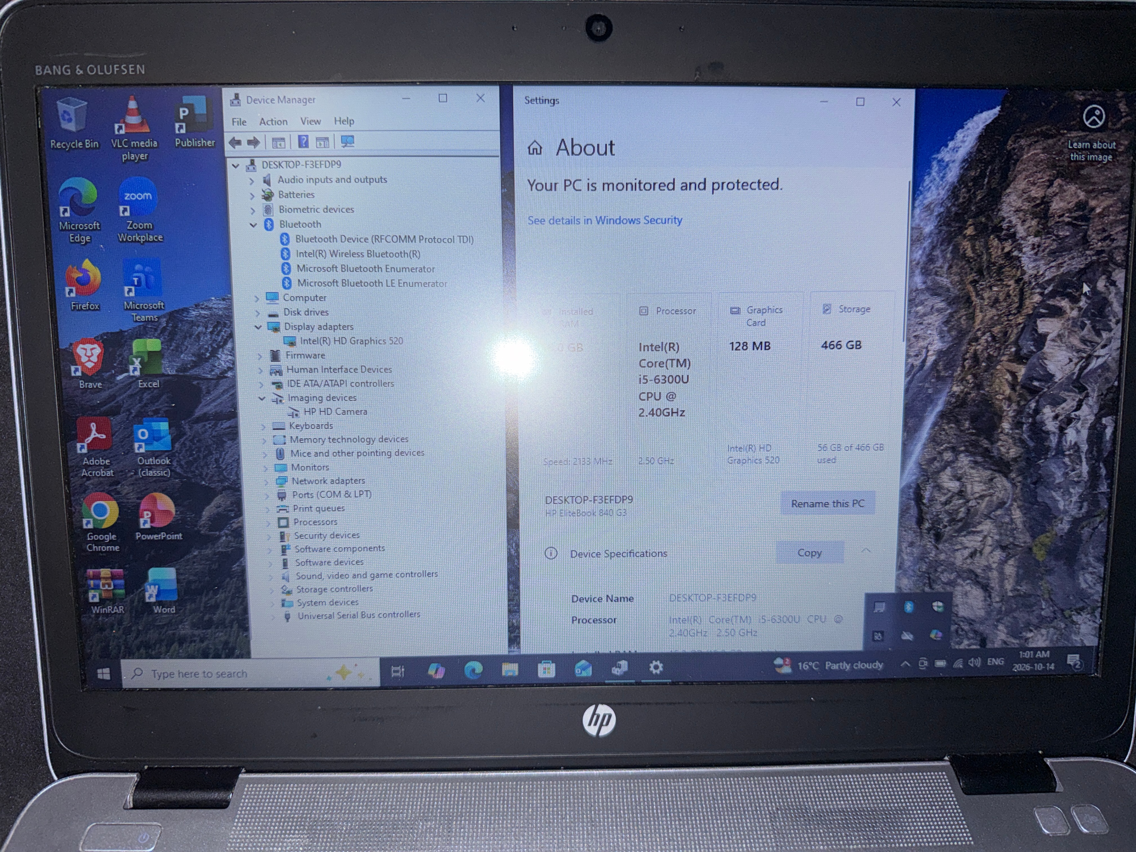 $60 (REFURBISHED - As is) HP EliteBook 840 G3 Laptop - photo 2
