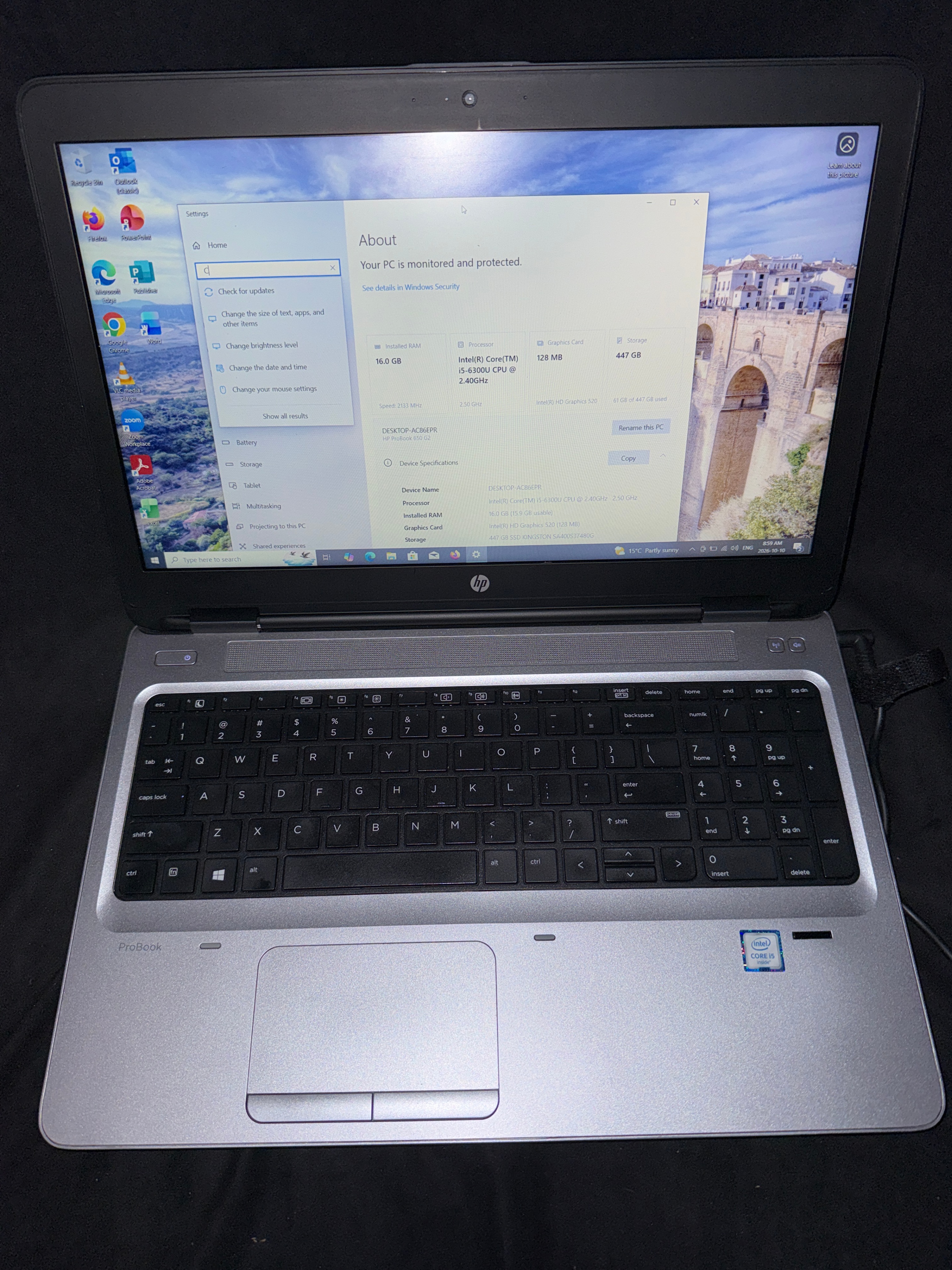 $20 (As is)  HP ProBook 650 G2 Laptop