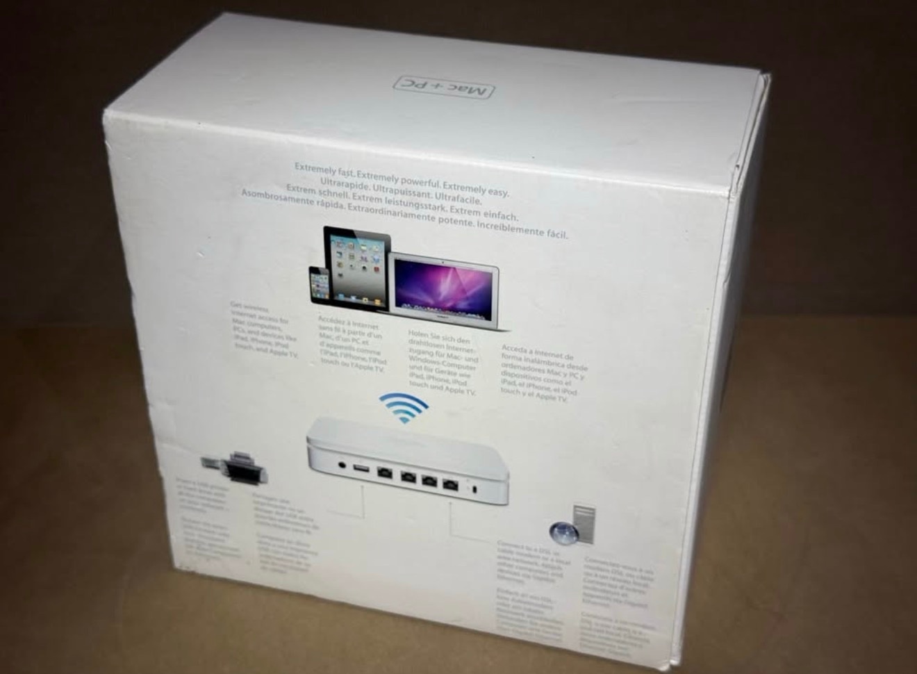Apple AirPort Extreme 802.11n Router (A1408) - photo 4