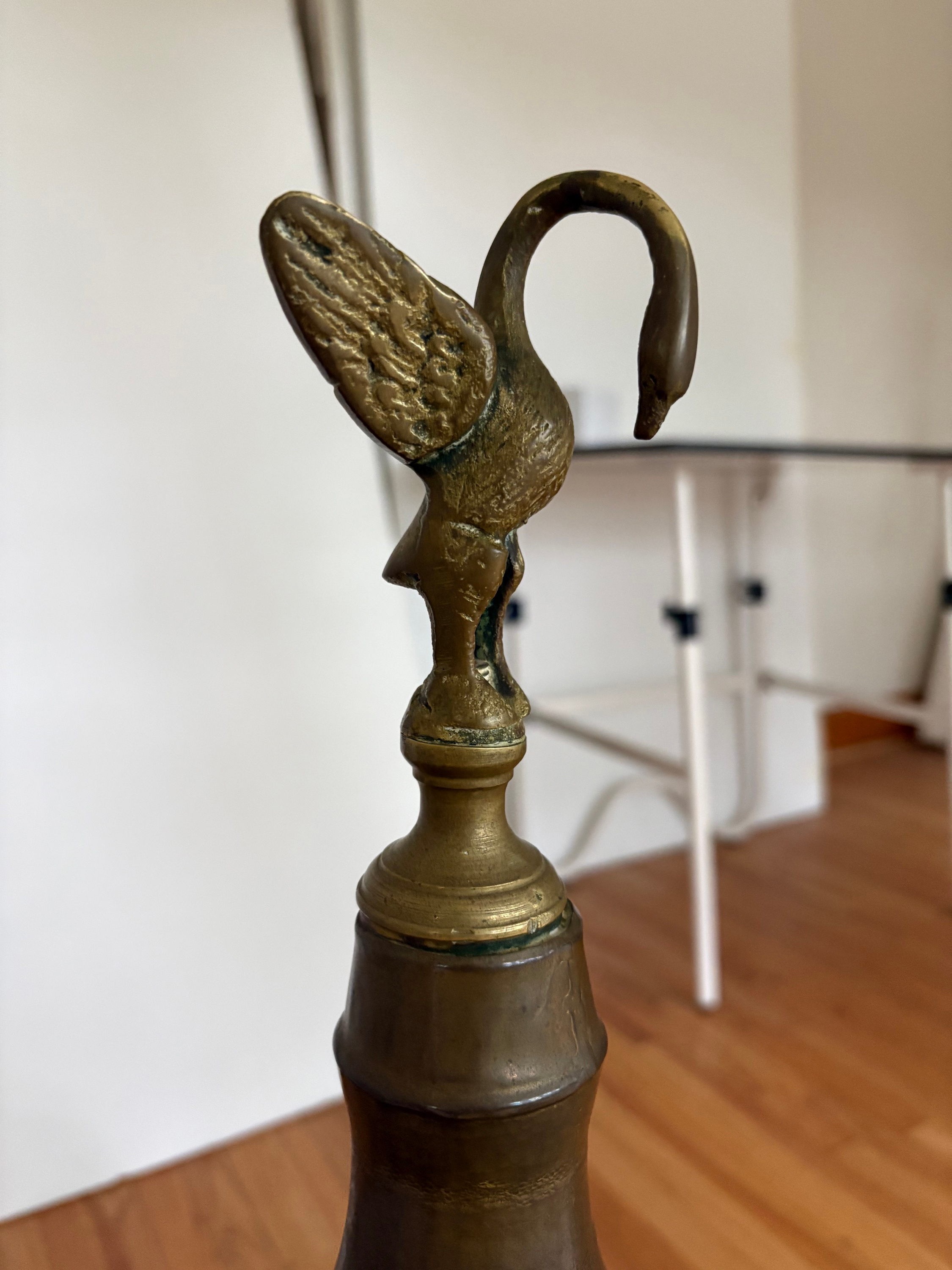 Antique Venetian-style or Ottoman/Turkish brass bell brazier - photo 2
