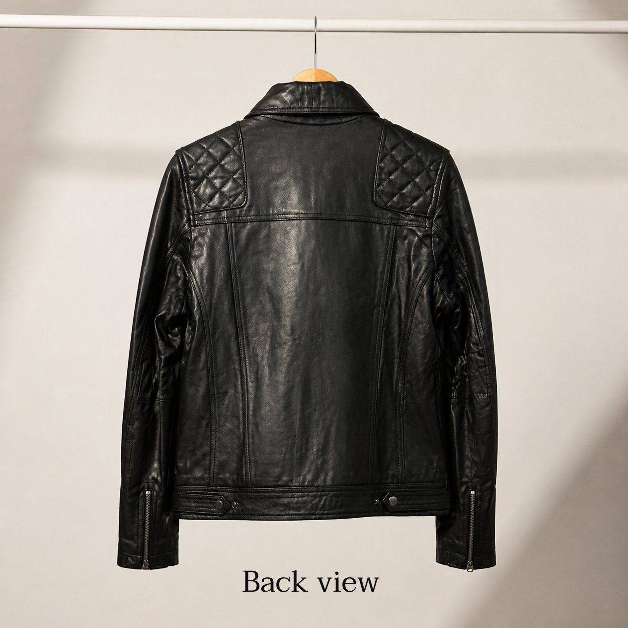 JKT-035 — Women's Asti leather biker jacket — brand new, size L - photo 2