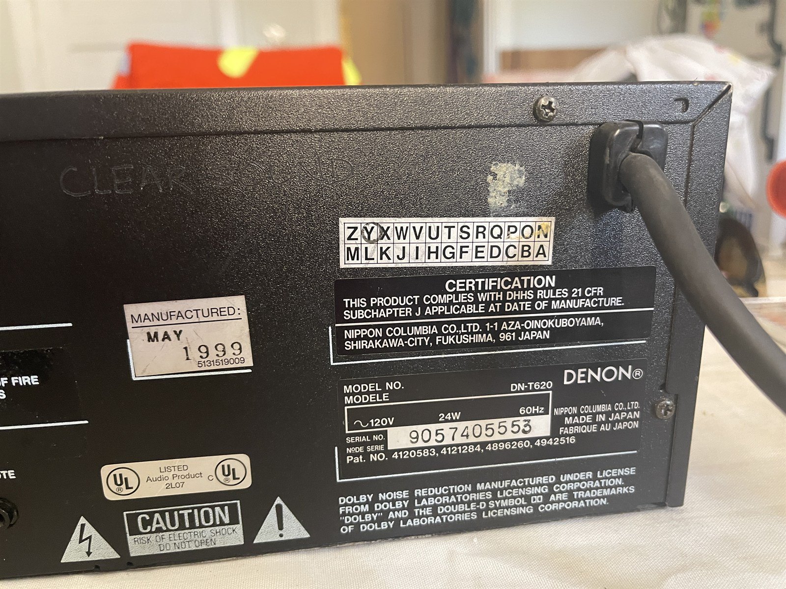 Denon DN-T620 CD/Cassette Combo Deck - Tested - photo 5