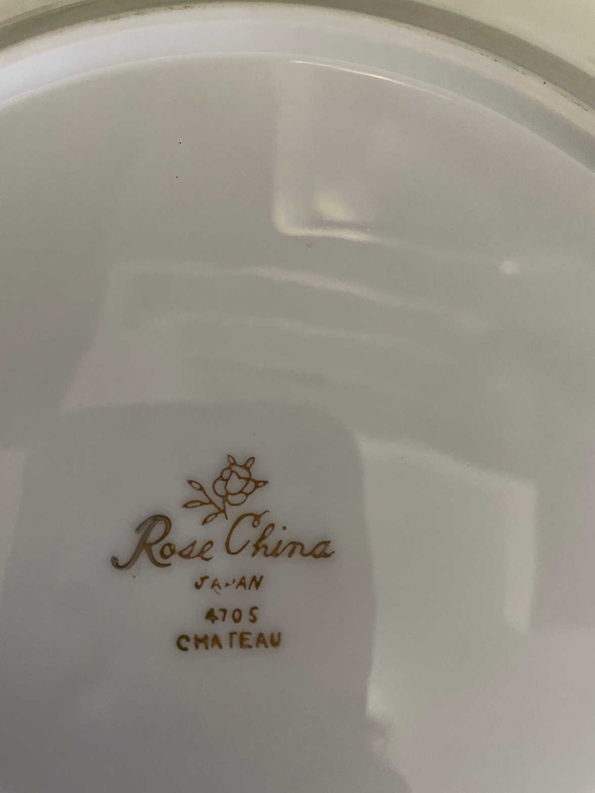 Vintage Rose China plates, set of 6 - photo 4