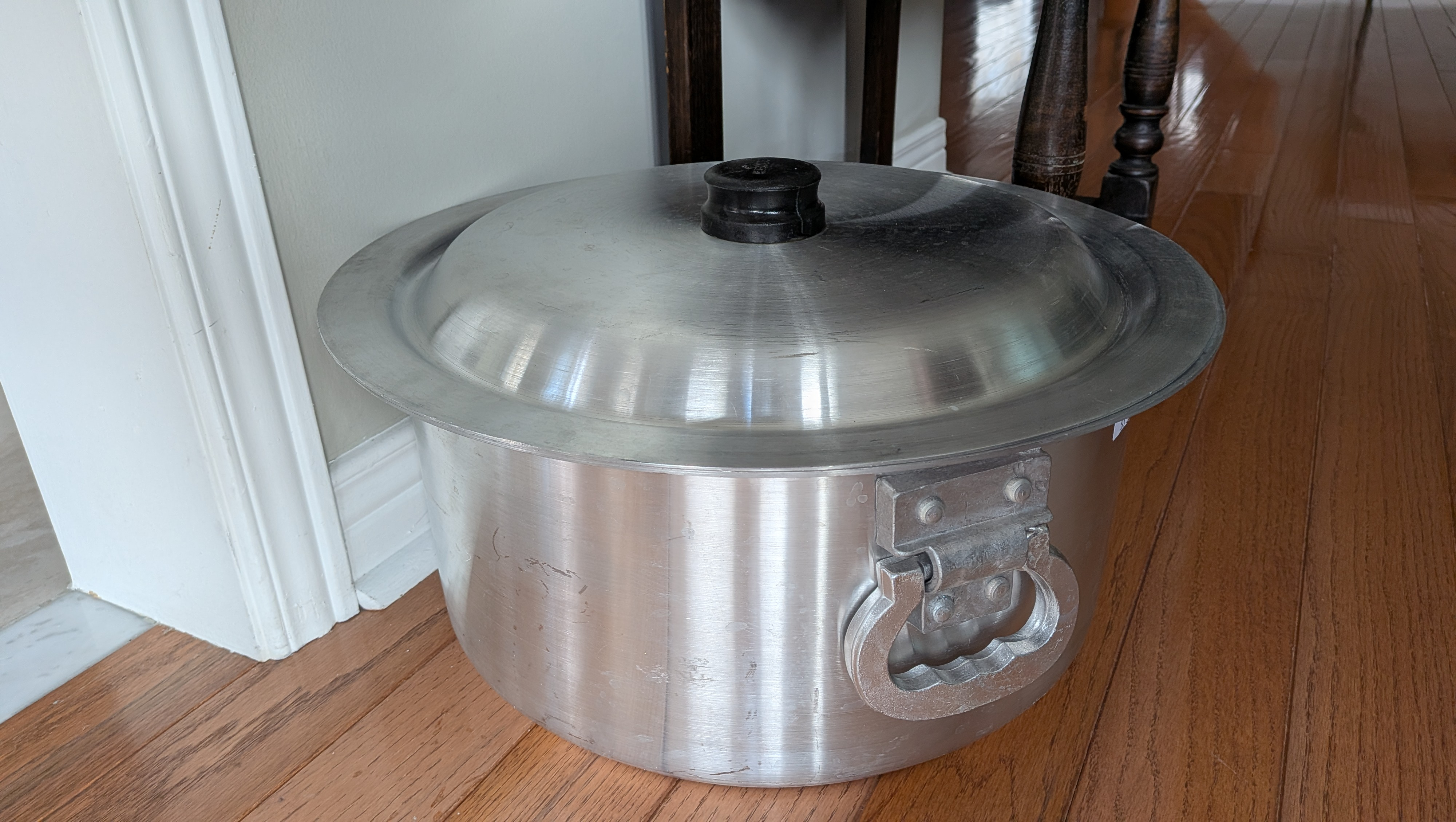 Large Heavy-Duty Aluminum Stock Pot with Lid – $50 OBO