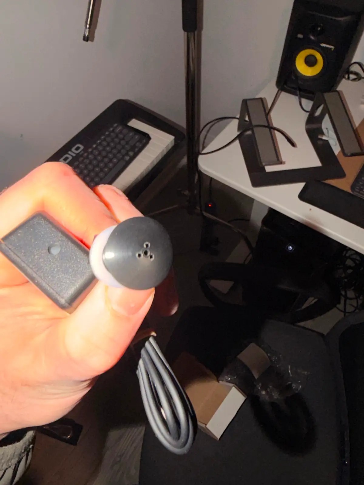 Clockaudio C 007WR Boundary Microphone w/ Phantom Adapter