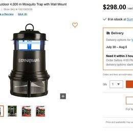 Dynatrap XL Indoor Outdoor 4,000 m2 (1 acre) Mosquito Trap