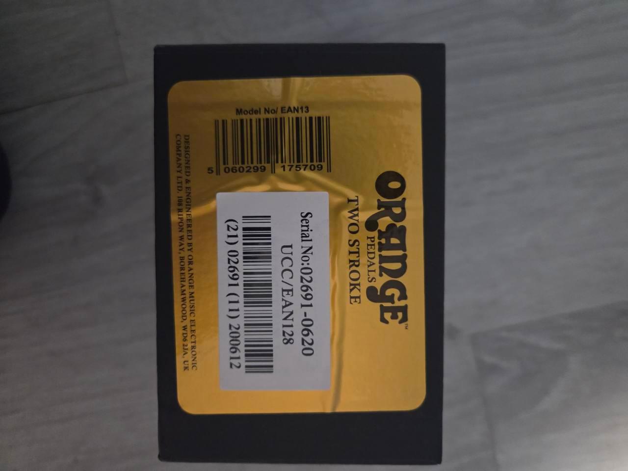 Orange Two Stroke Boost & EQ Pedal with Box - photo 4