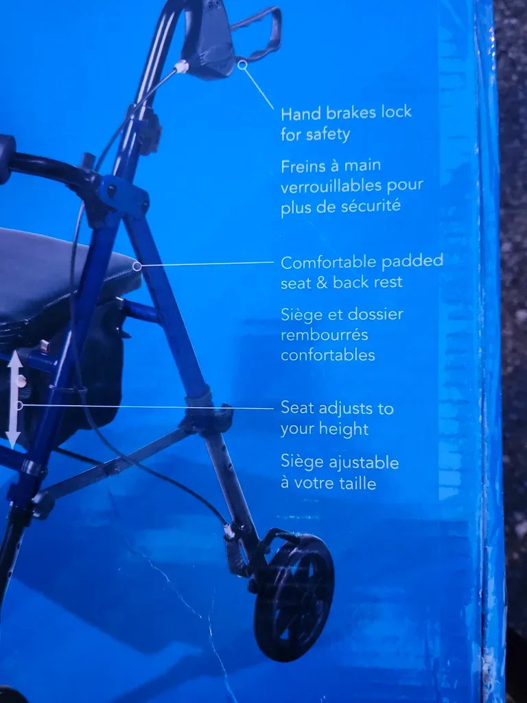 New Carex Step N' Rest Rolling Walker - photo 5