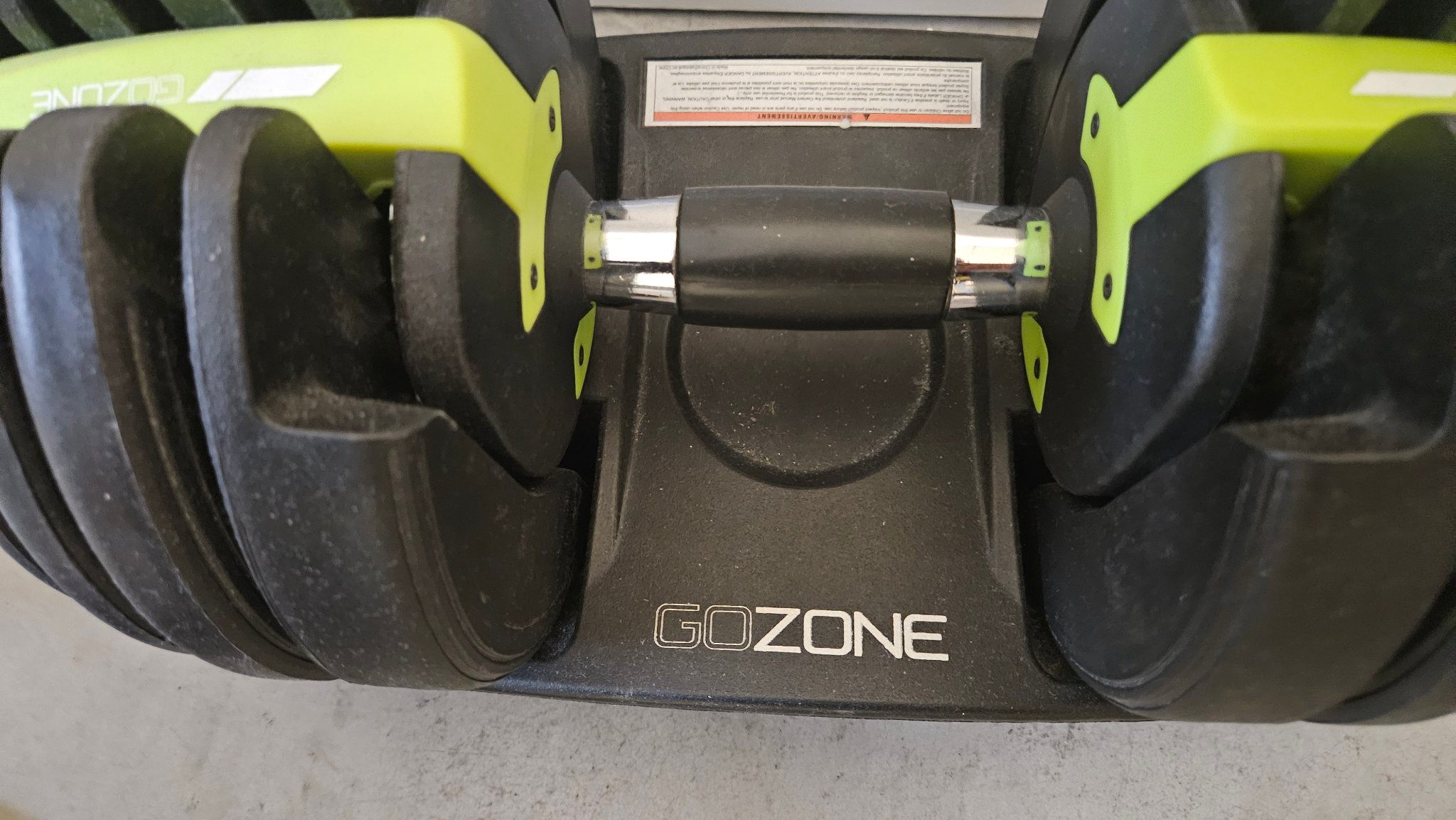 GoZone Adjustable Dumbbell - 5 to 52.5 lb - photo 2