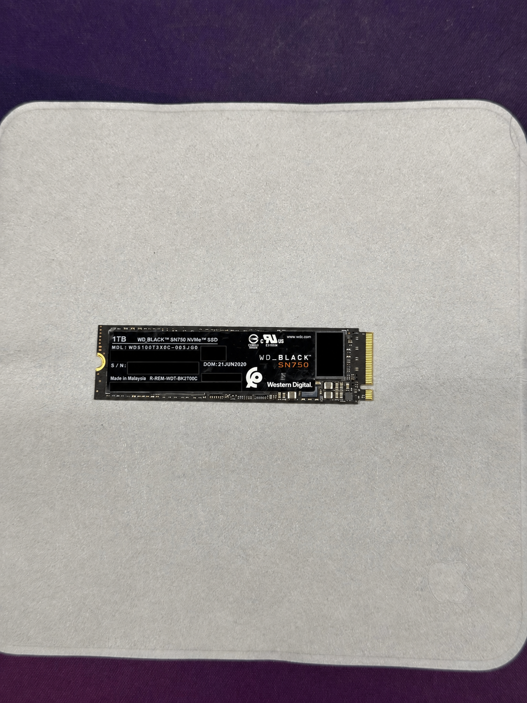 WD Black SN750 1 TB M.2 NVMe SSD, tested