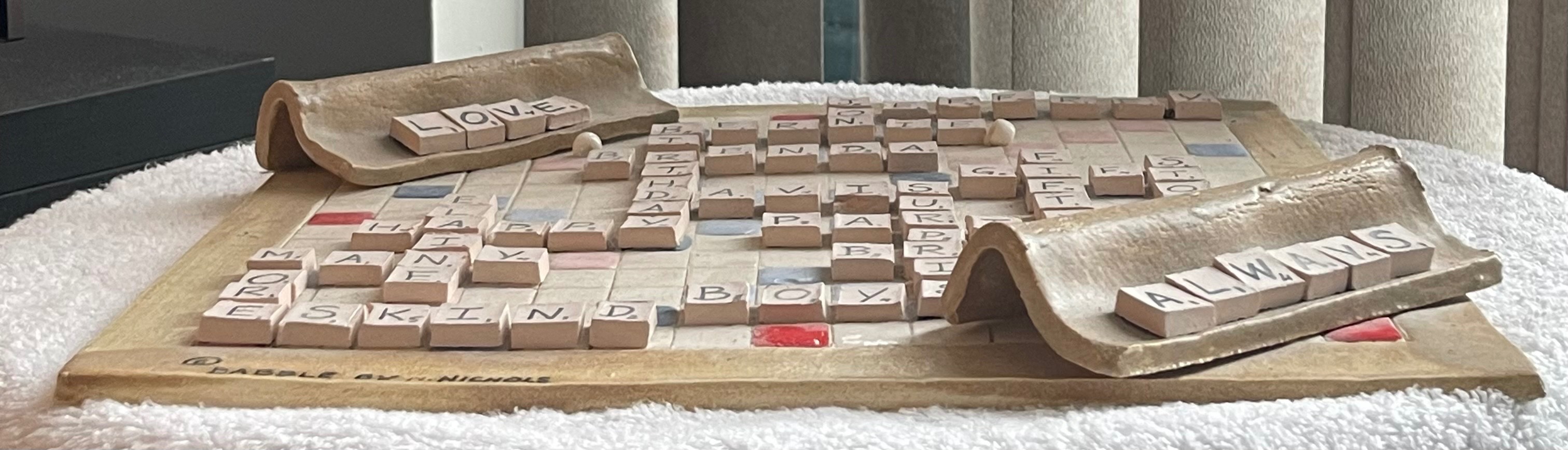 3D Scrabble Board Wall Art Plaque - 12x12 - photo 3