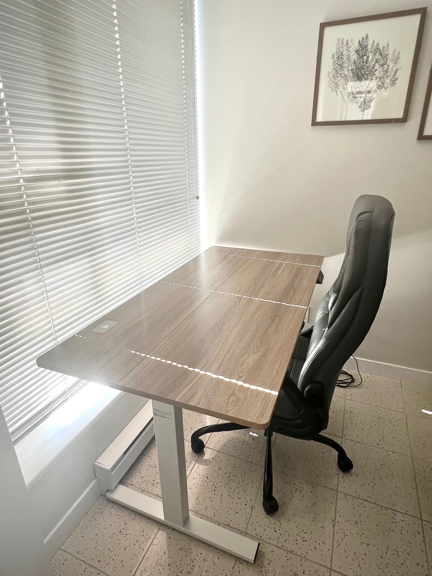 Large Electric Height Adjustable Standing Desk – Modern Style