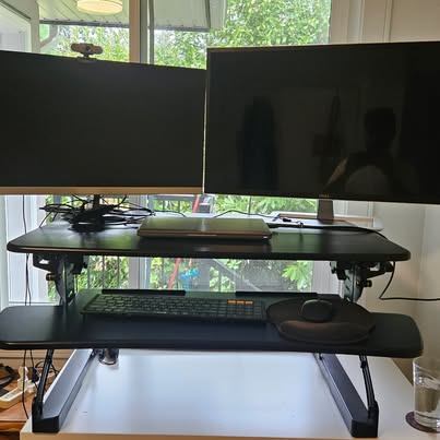 FlexiSpot Sit-Stand Desk Converter (Standing Desk Riser)