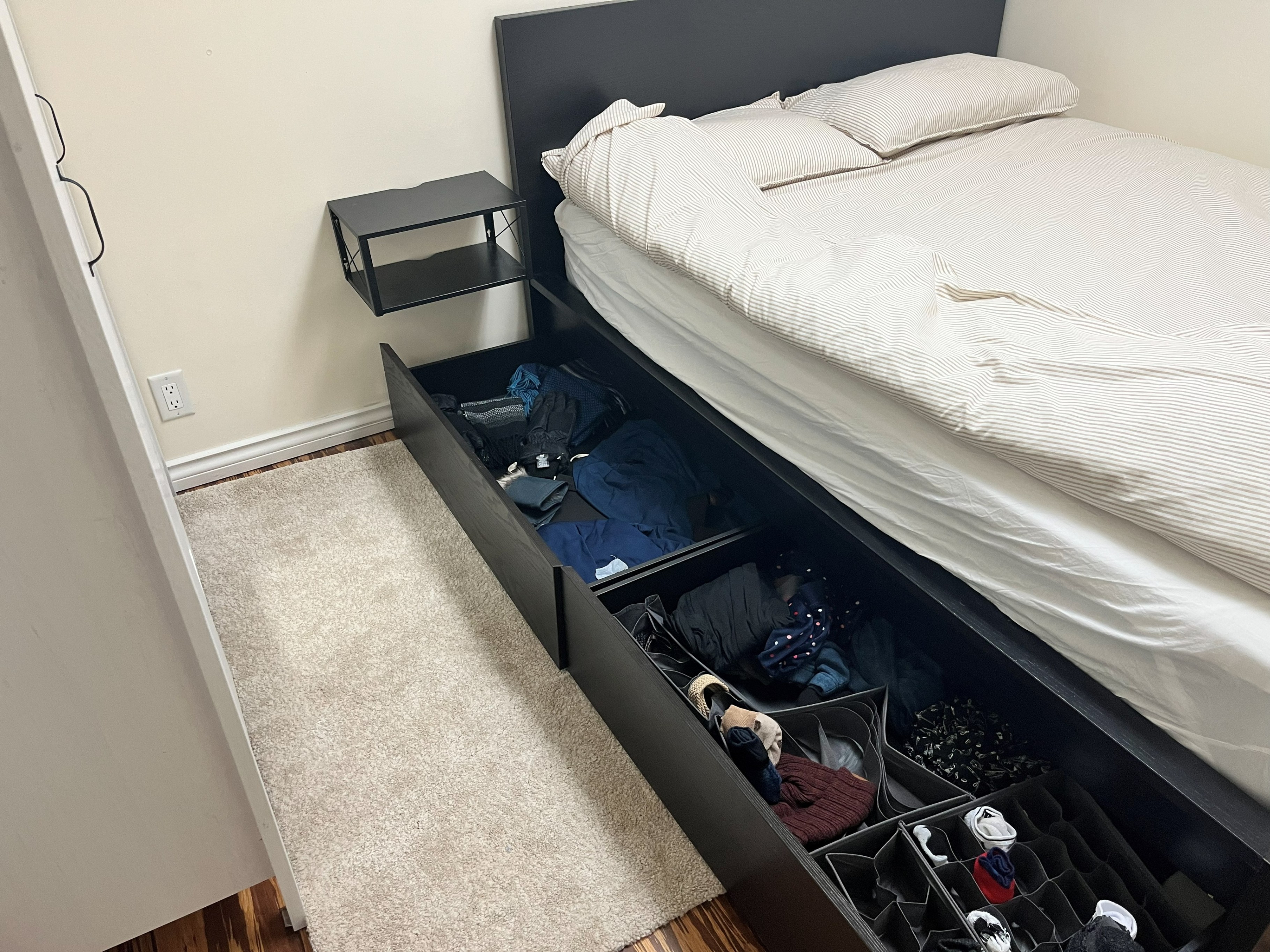 IKEA MALM Queen Bed with Storage - photo 2