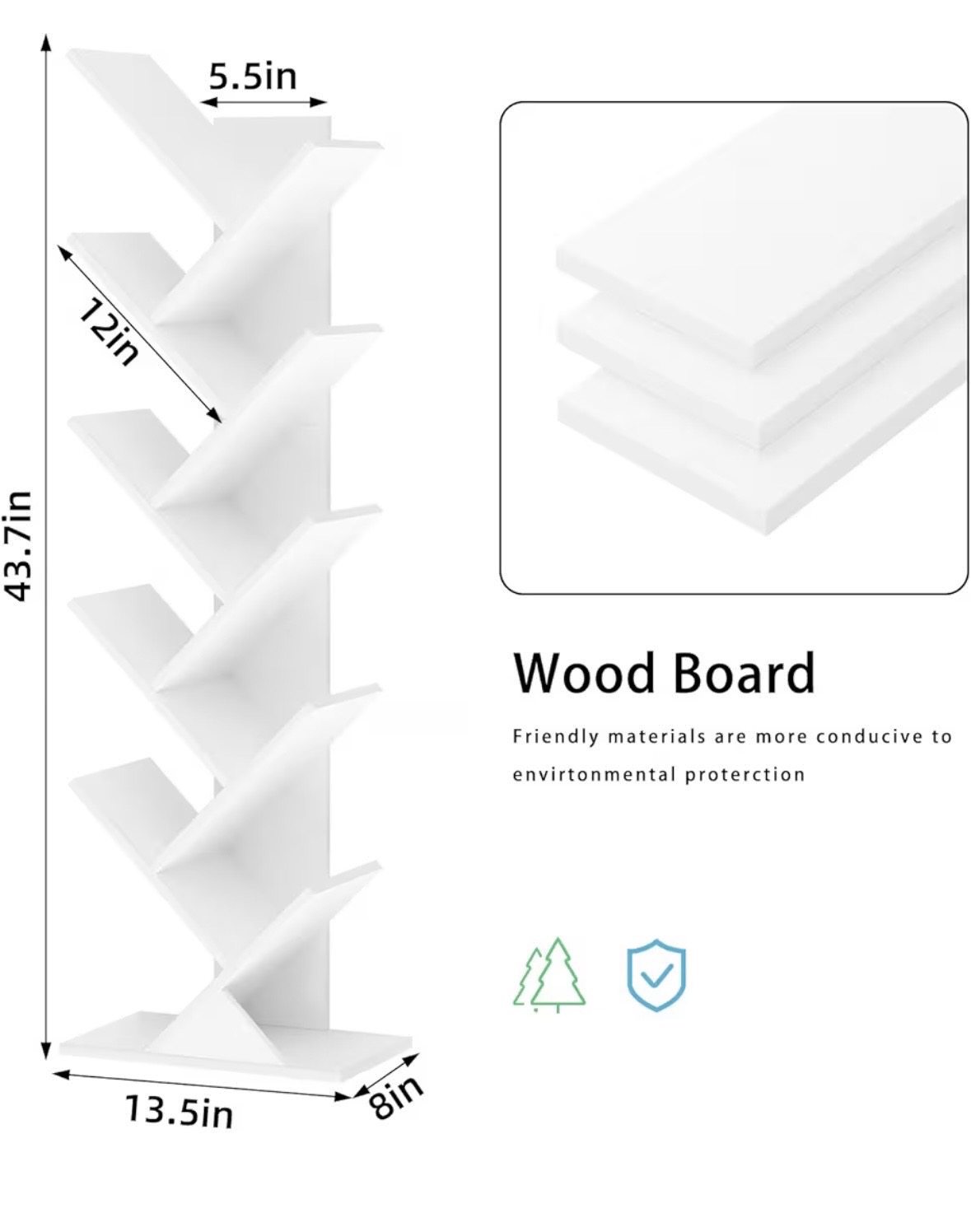 White Tree Bookshelf - photo 5
