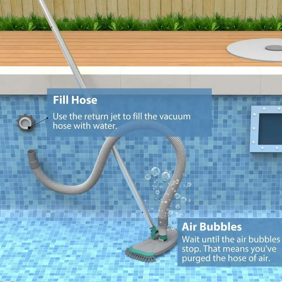 Mainstays Cleaning Kit for Pools 25 FT Hose