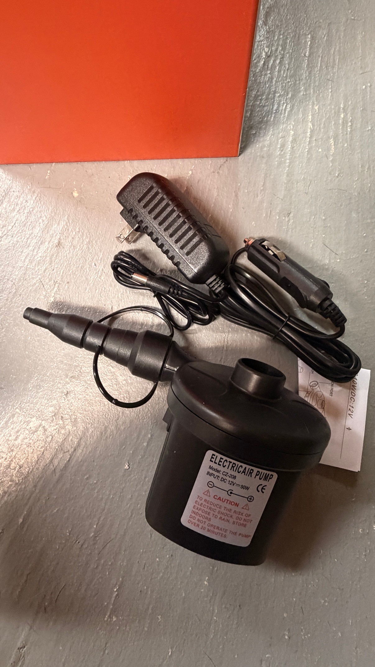 CZ-208 Two Way Electric Air Pump - Brand New