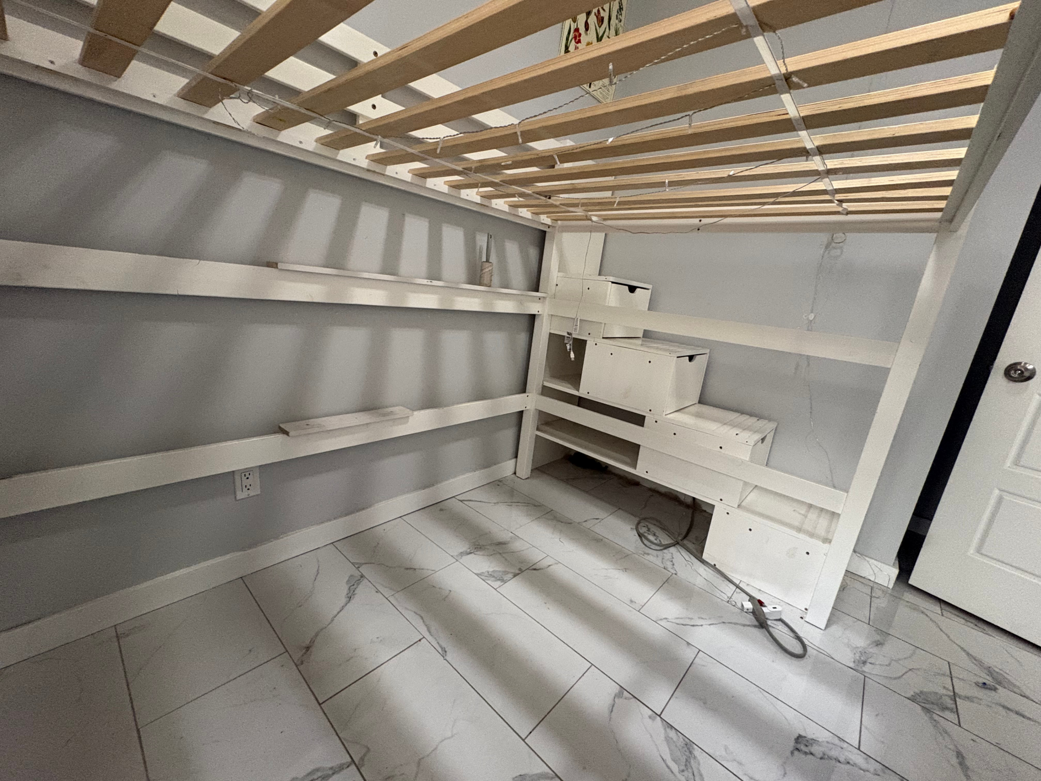 Double Loft Bed Frame with Stairs - Scanica - photo 4