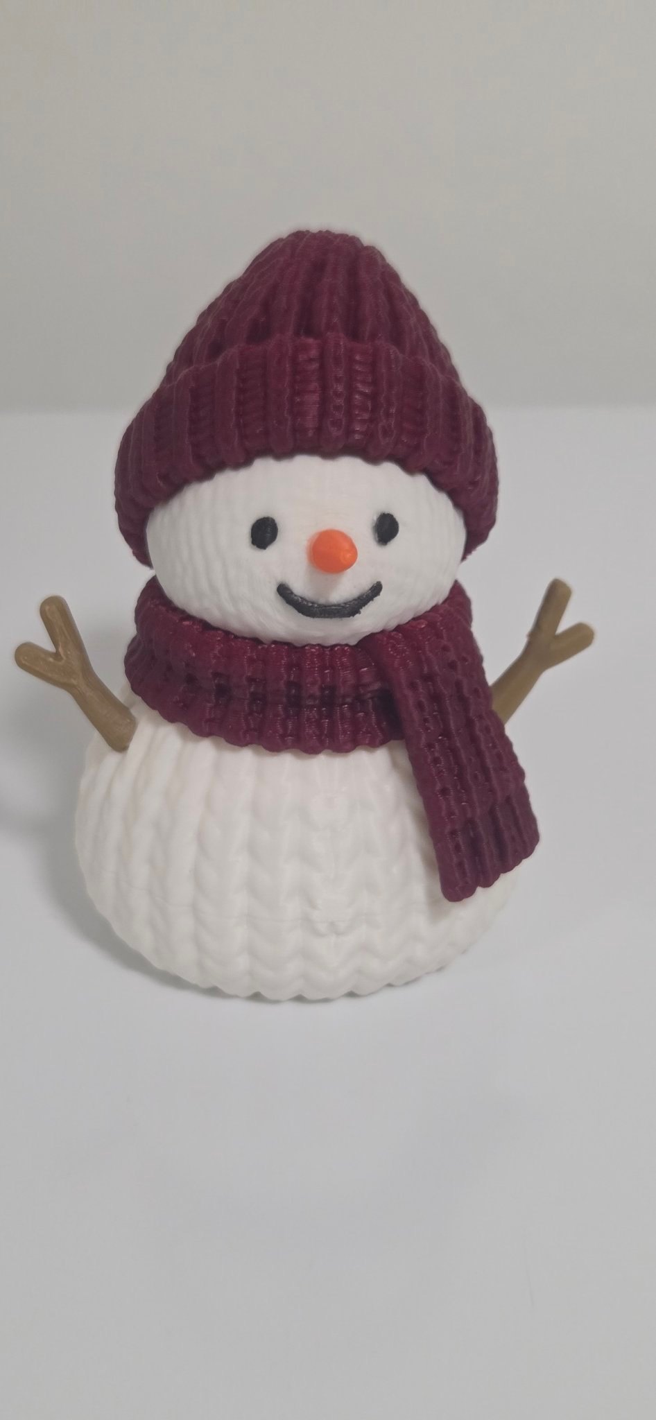 Knitted Snowman — 3D Printed Christmas Decor · $10 - photo 4