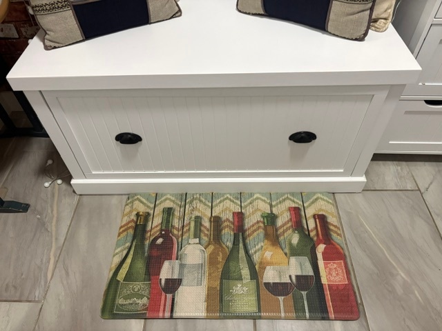 Wine Lover’s Anti-Fatigue Kitchen Mat – Soft Cushioned Comfort - photo 2