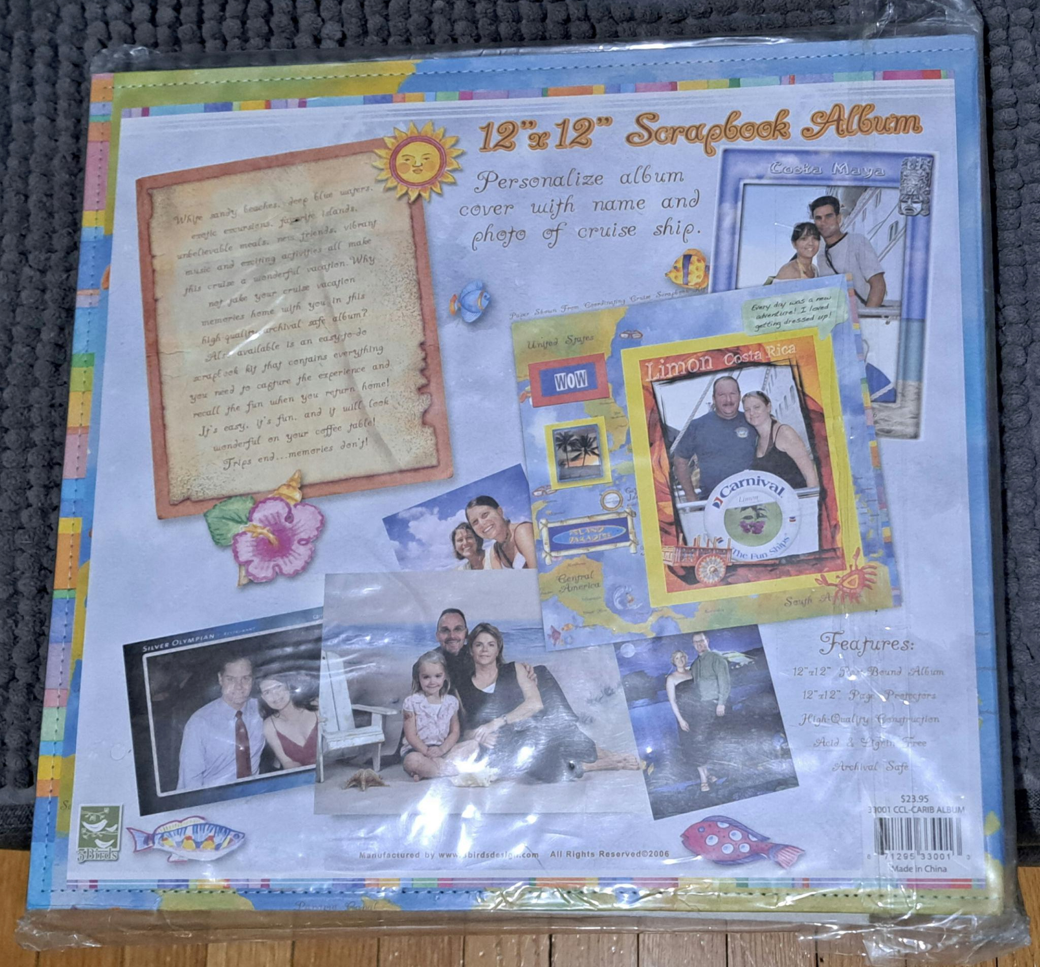 CARNIVAL CRUISE scrapbook - photo 2