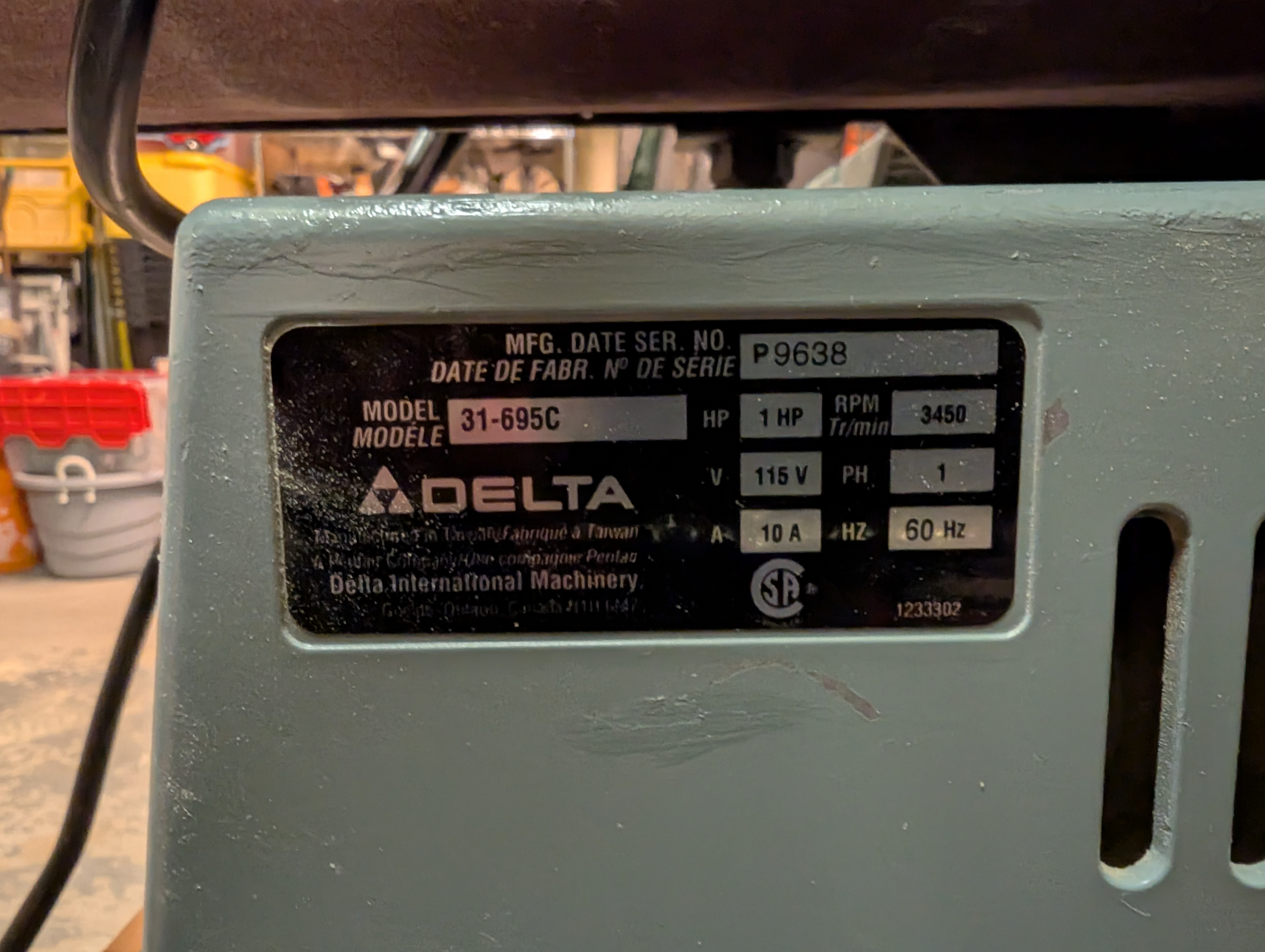 Delta 9" disc/ 6"x48" Belt Sander - photo 3