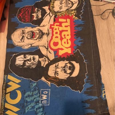 Vintage WCW Pillow Case (1998) - Collector's Item