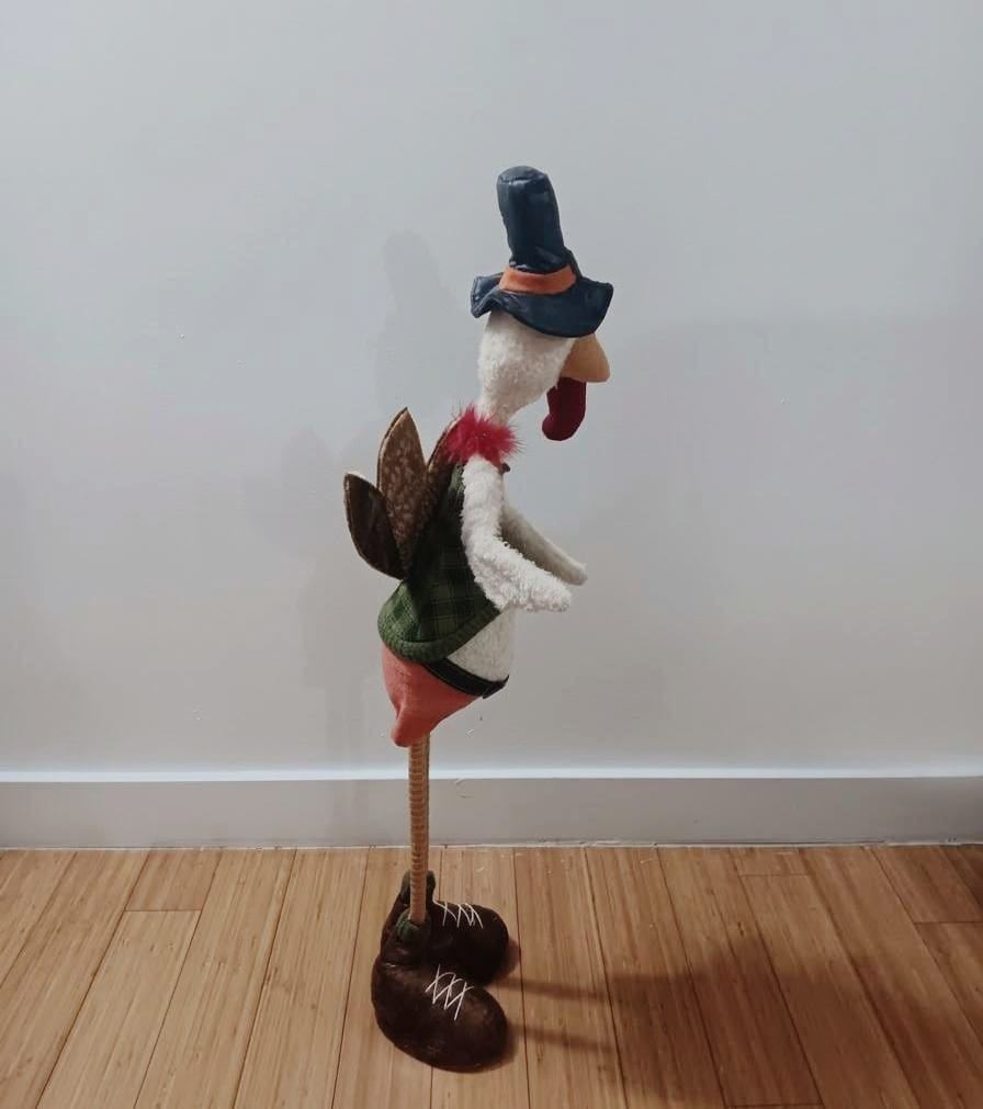 Thanksgiving standing turkey plushy figurine Collectible - photo 5