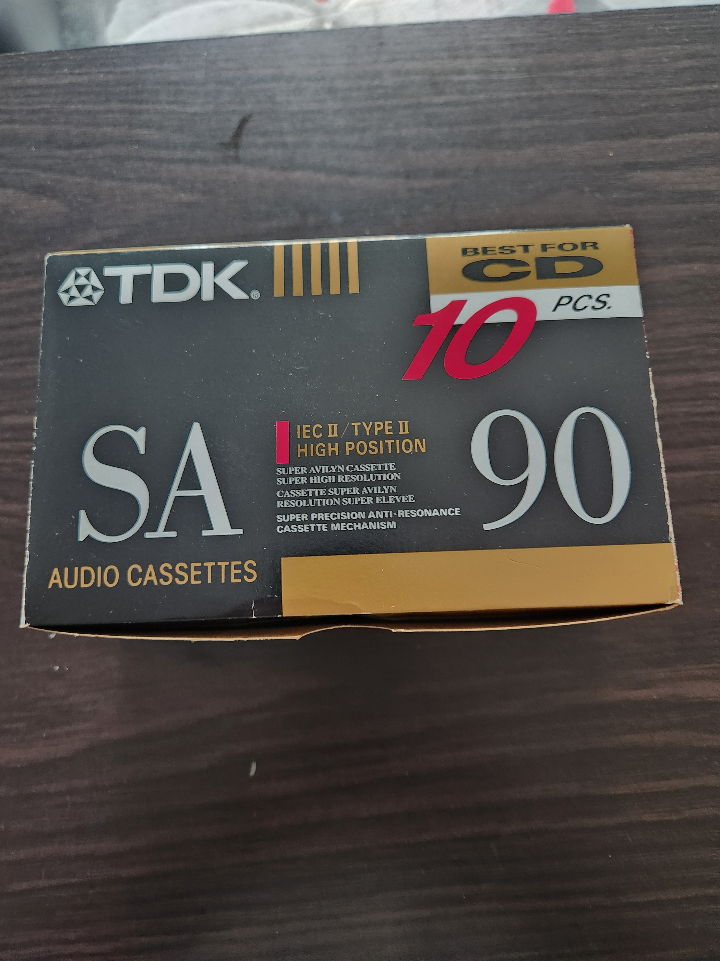 TDK SA 90 Blank Audio Cassettes, Pack 10