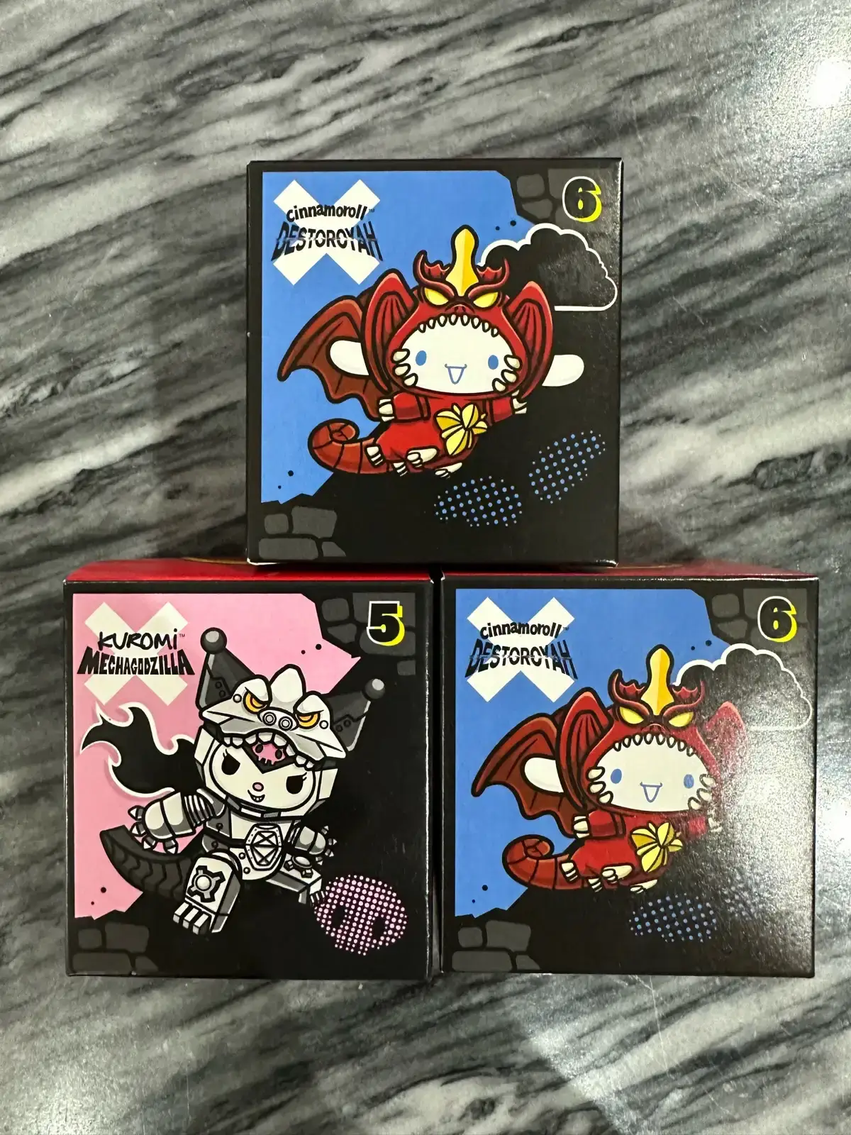 McDonald's Hello Kitty & Friends x Godzilla #5 #6