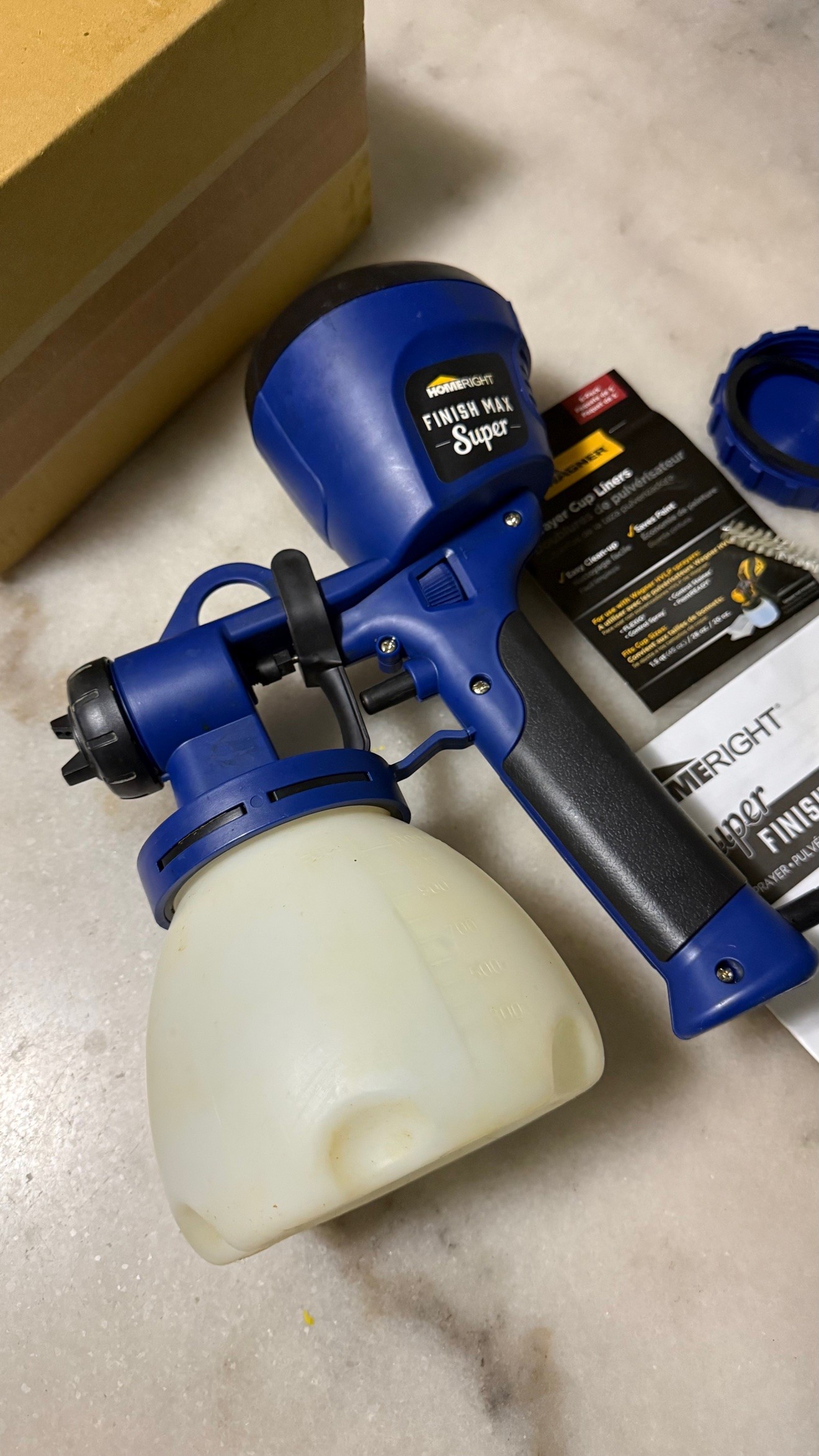 Used HomeRight Super Finish Max HVLP Paint Sprayer - photo 3