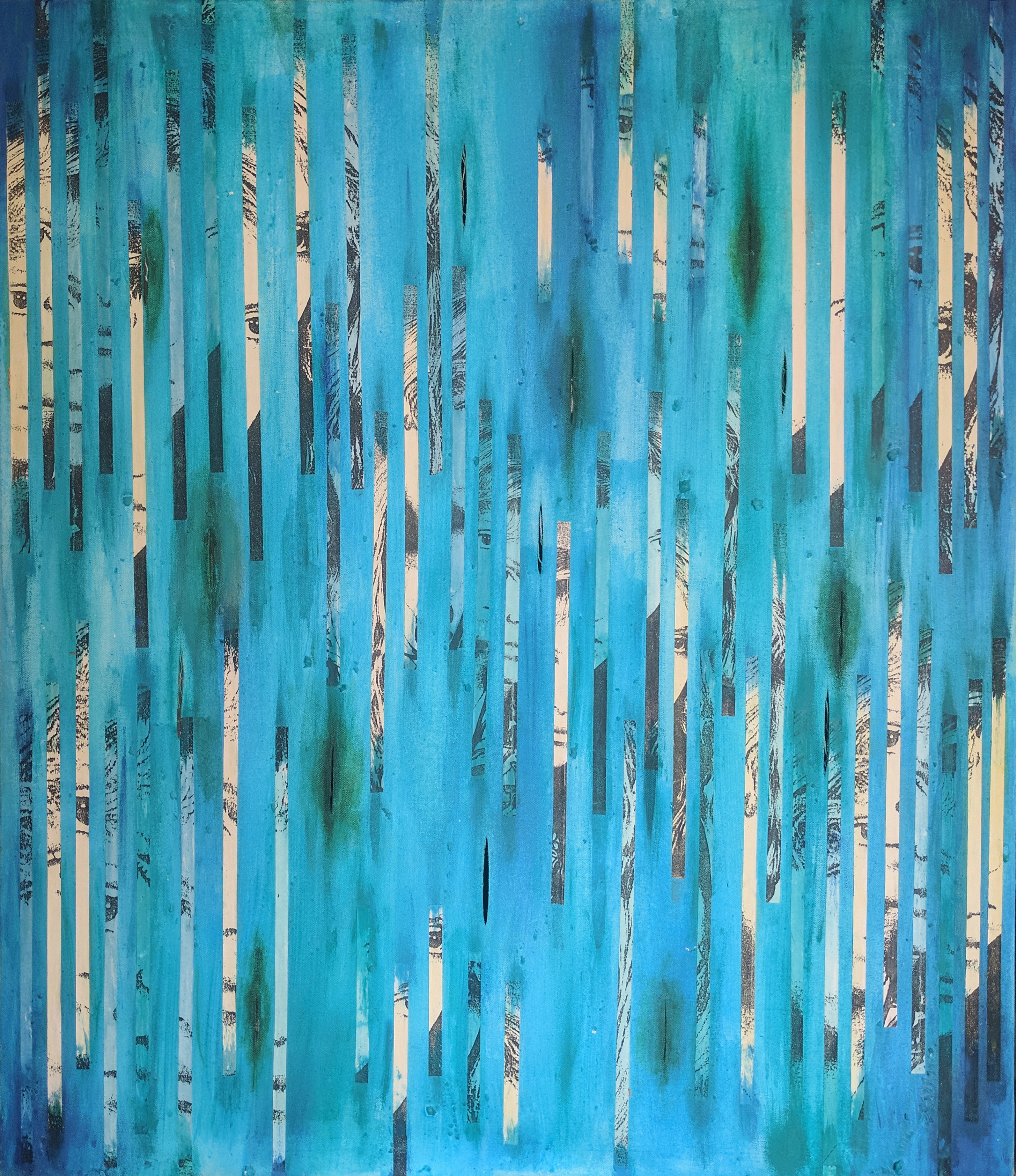 Abstract Face Acrylic on Canvas Painting