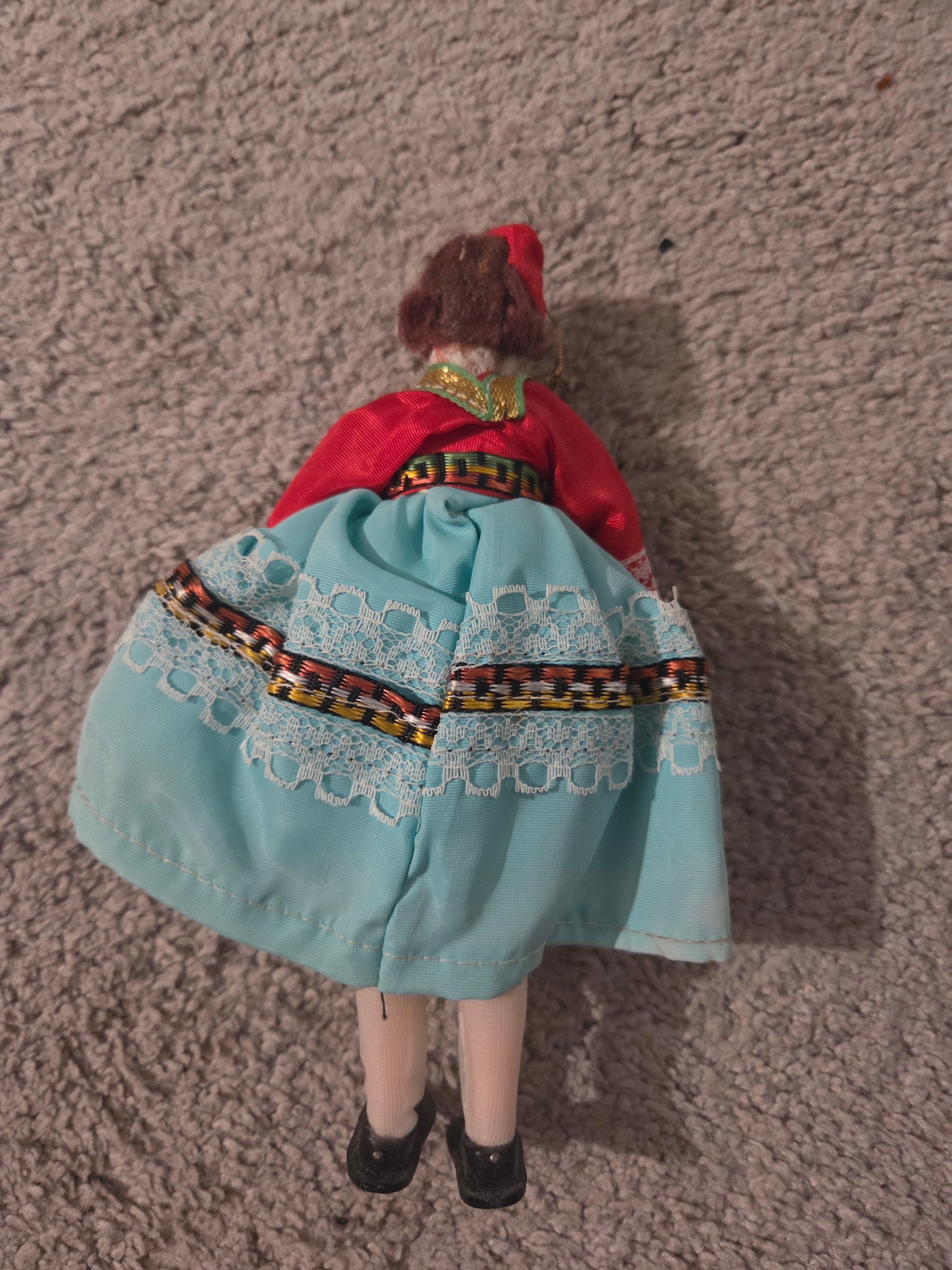 Vintage Cepelia Krakowianka Folk Doll, Traditional Polish, 7" H - photo 2