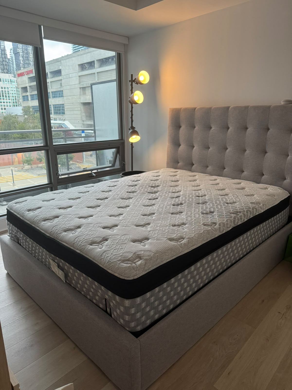 Queen Bed Set:  Mattress + Upholstered Storage Bed Frame - photo 3