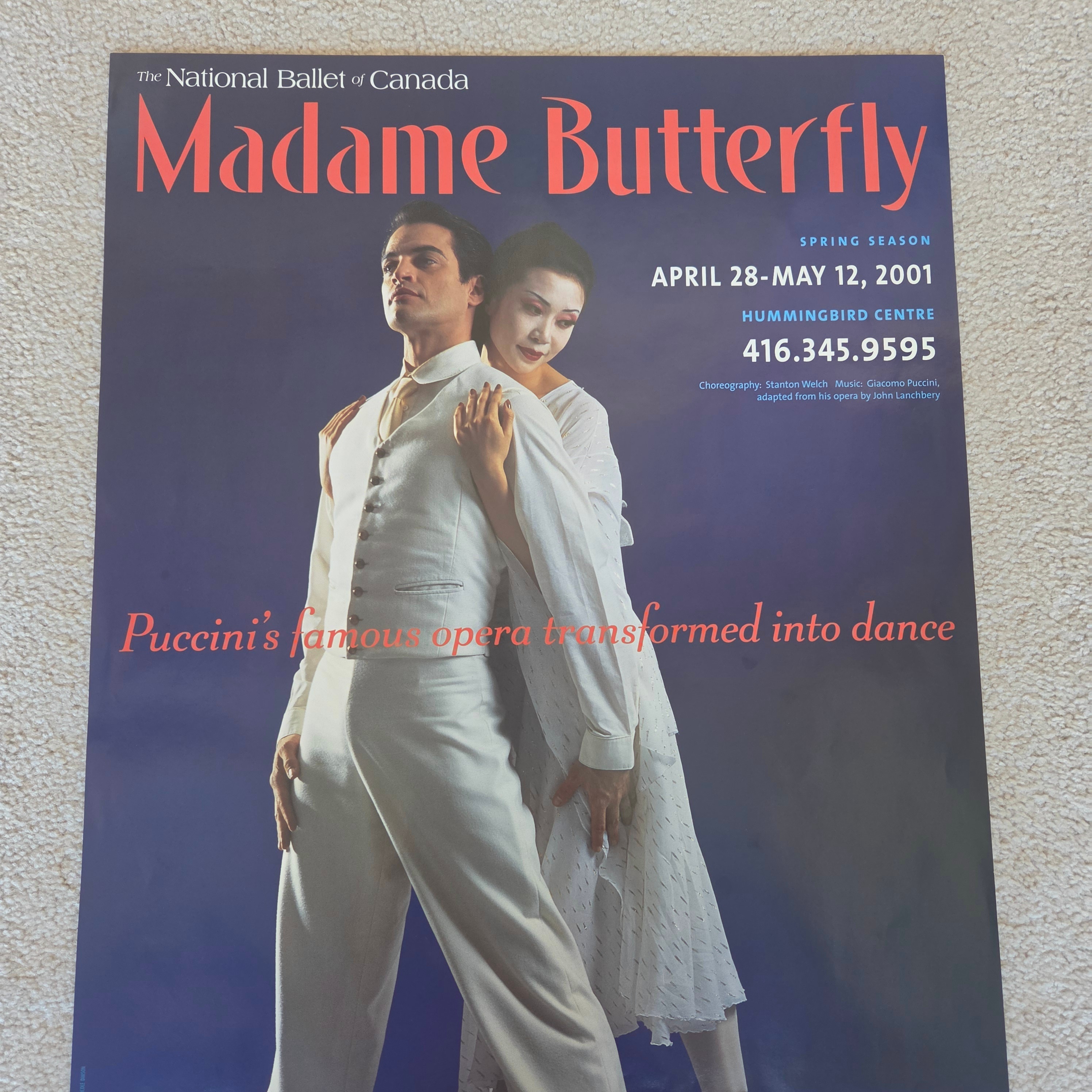 Madam Butterfly National Ballet of Canada Poster - Pre-Loved! ✨ - photo 2