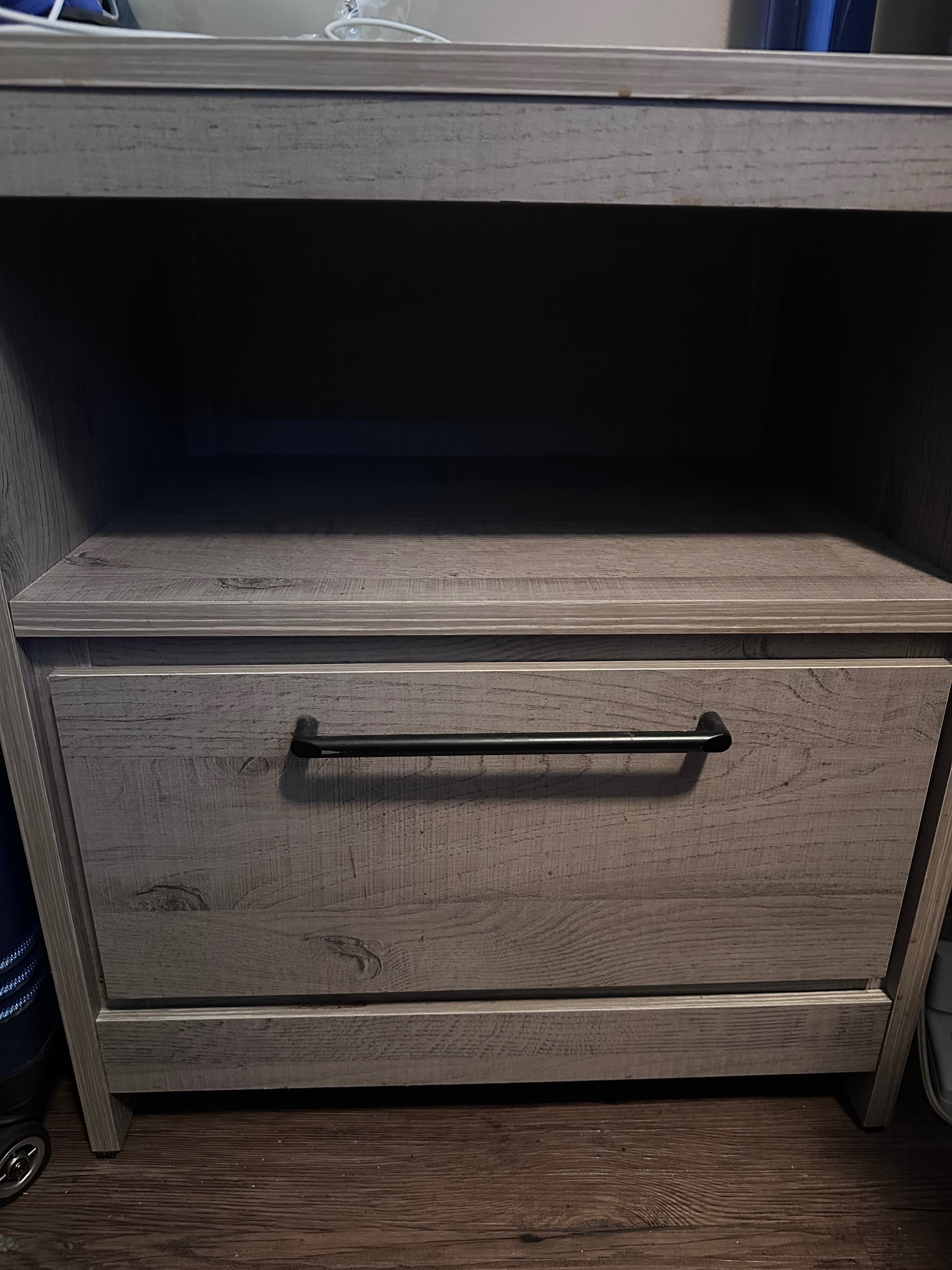 Full Bedroom Set - Canopy Bed, Dresser, Mirror, and Nightstand - photo 5