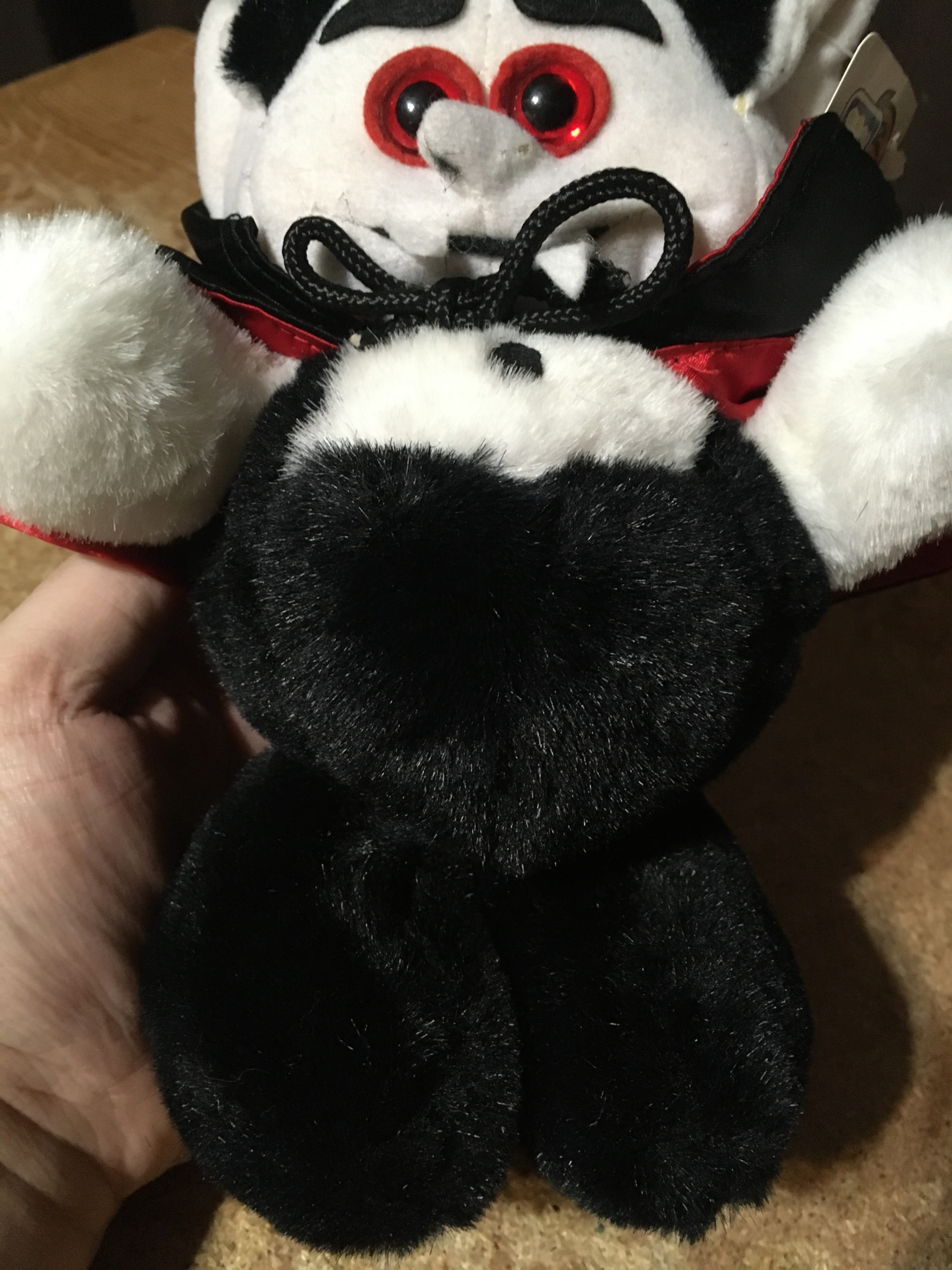 1988 WONDER TOYS COUNT DRACULA VAMPIRE PLUSH HALLOWEEN 9.5" - photo 4