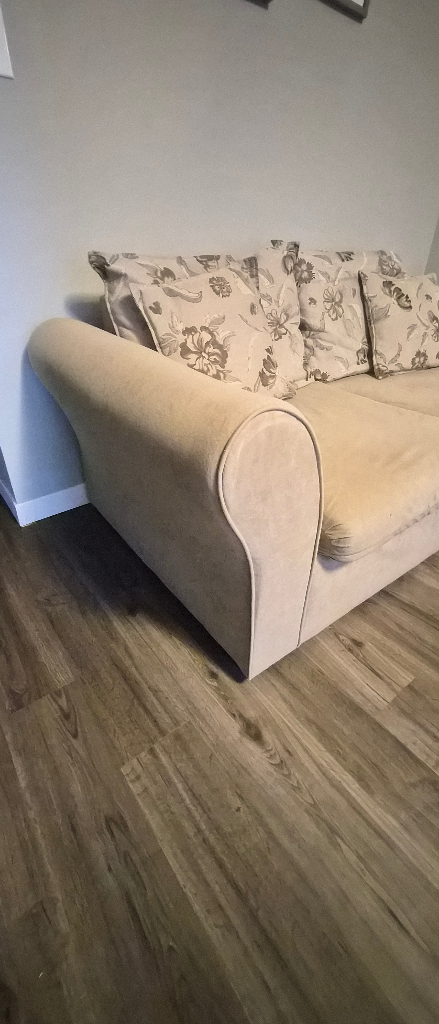Beige Sofa Set – 3-Seater + 2-Seater - photo 4