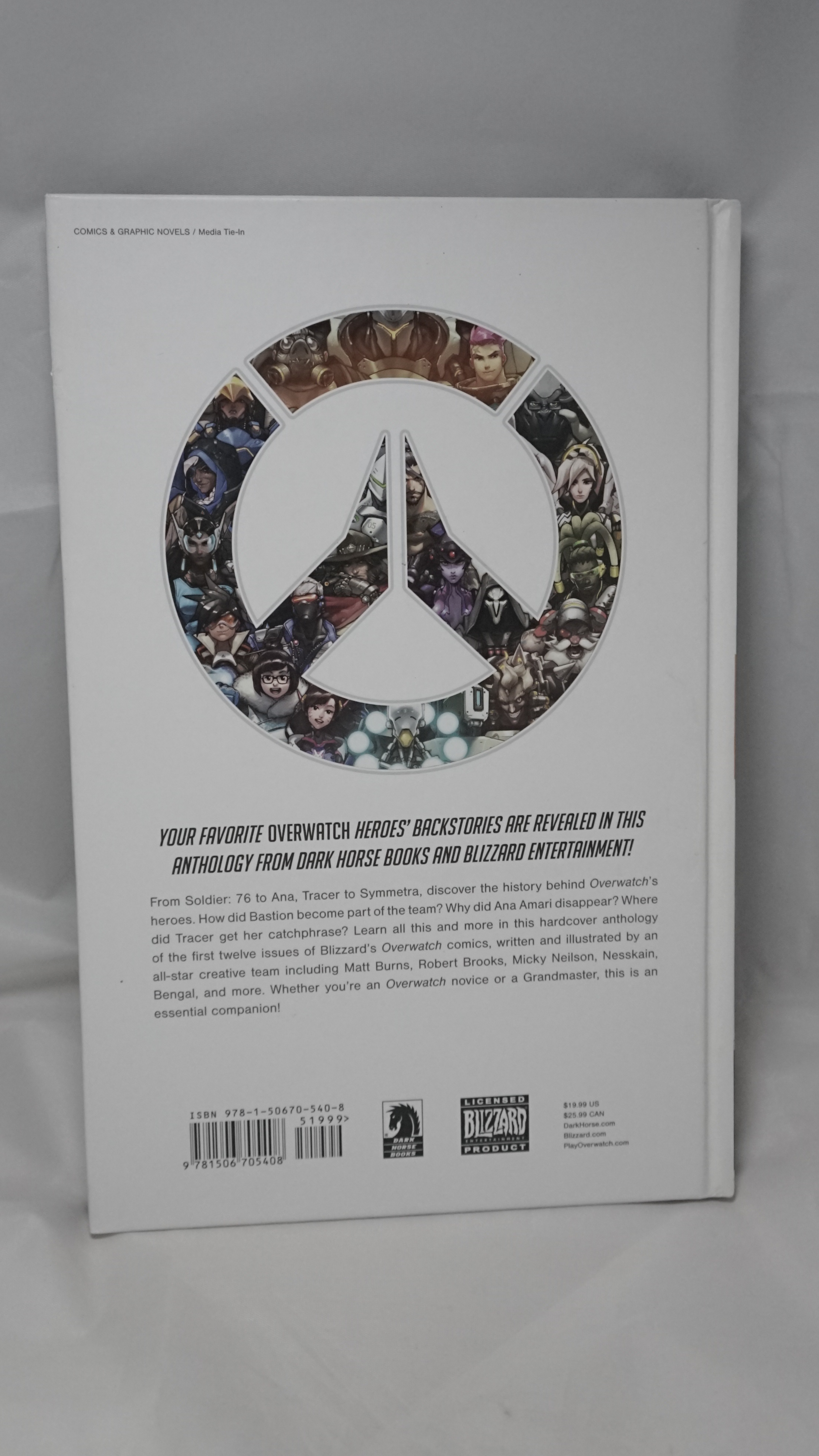 Overwatch Anthology Volume 1 Blizzard Dark Horse Hardcover Comic - photo 2