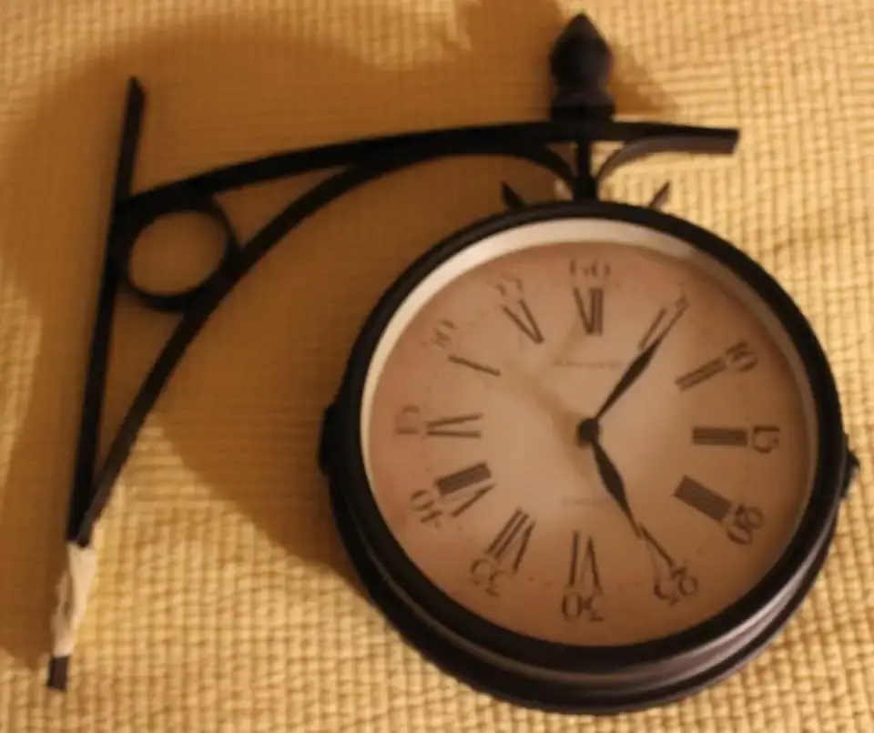 Portclocks London Wall Clock Antique Double-Sided Station - photo 2