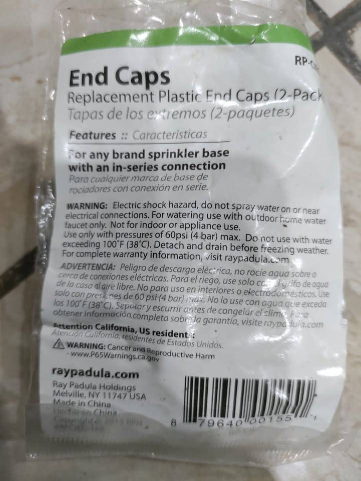 Ray Padula Replacement Plastic End Caps (2-pack), - photo 3