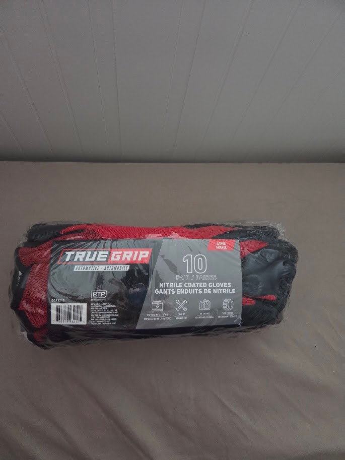 True Grip Automotive Work Gloves – 10-Pair Pack