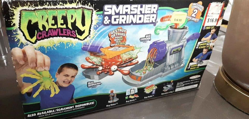 VTG Creepy Crawlers Bug Smasher & Grinder Jakks Pacific 2010 - photo 2
